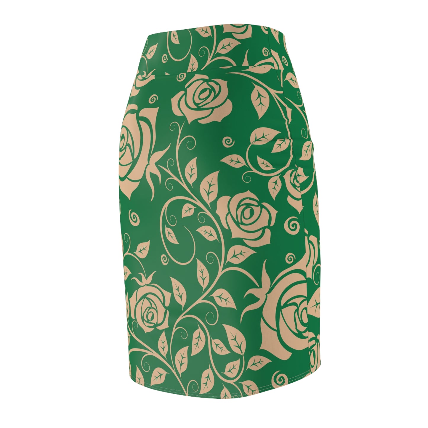 Damen Rock Floral Bleistift Elegant Business Event