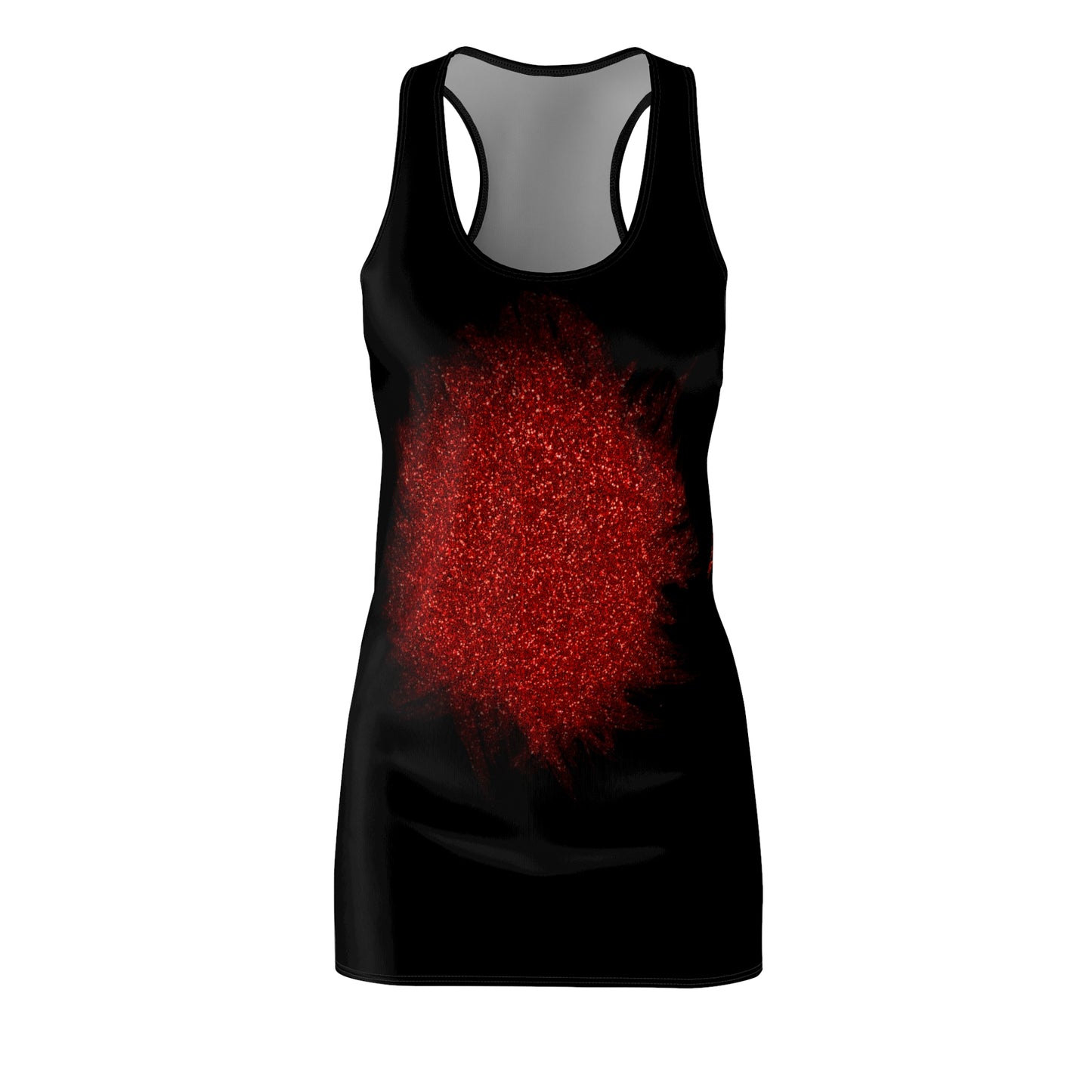 Rot Sparkle Racerback Kleid – Stylishes Partykleid