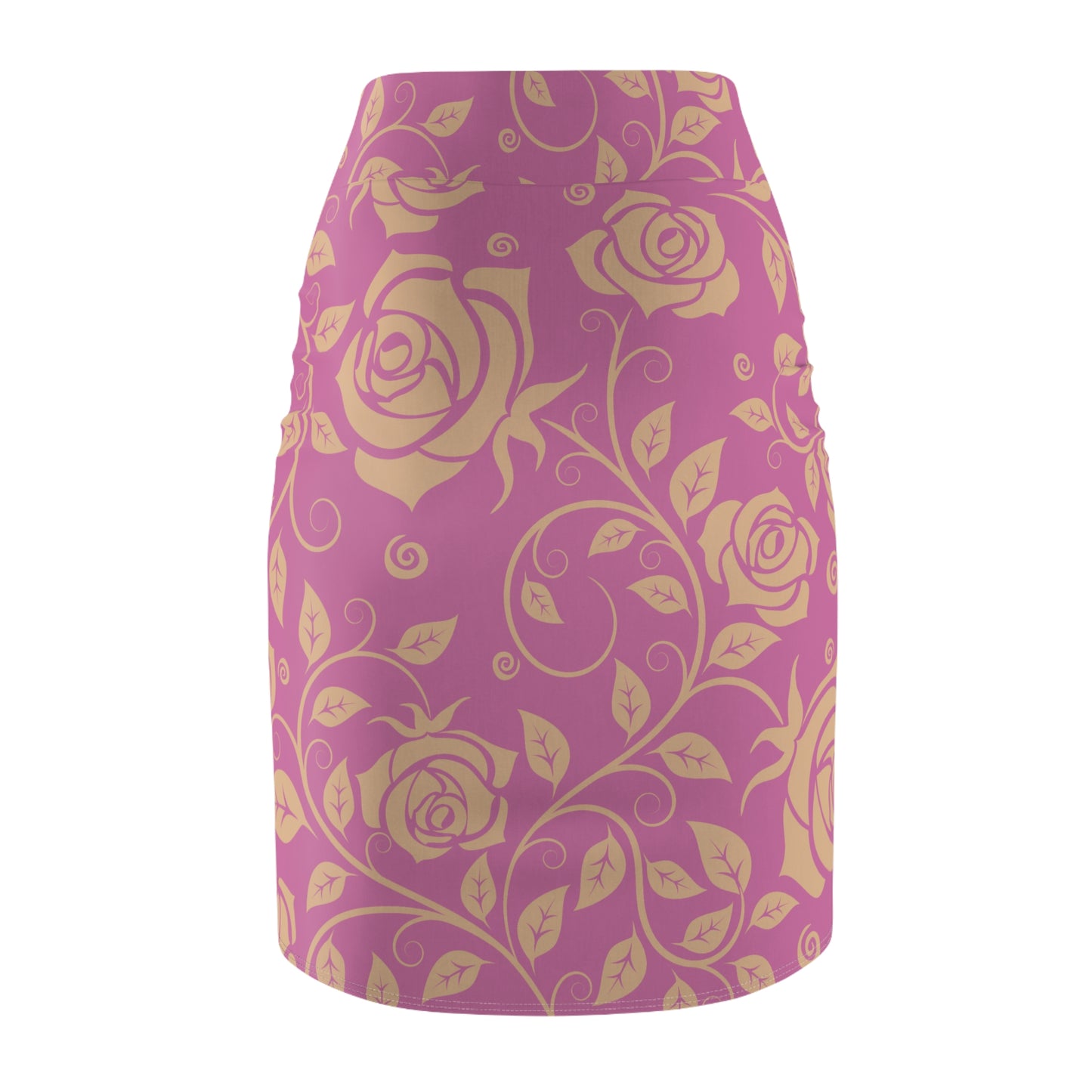 Damen Rock Floral Bleistift Elegant Business Event