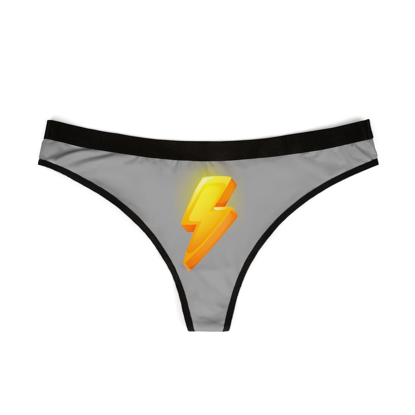 Damen Thong Unterwäsche Bequeme Atmungsaktive Slips Blitz Print Flash
