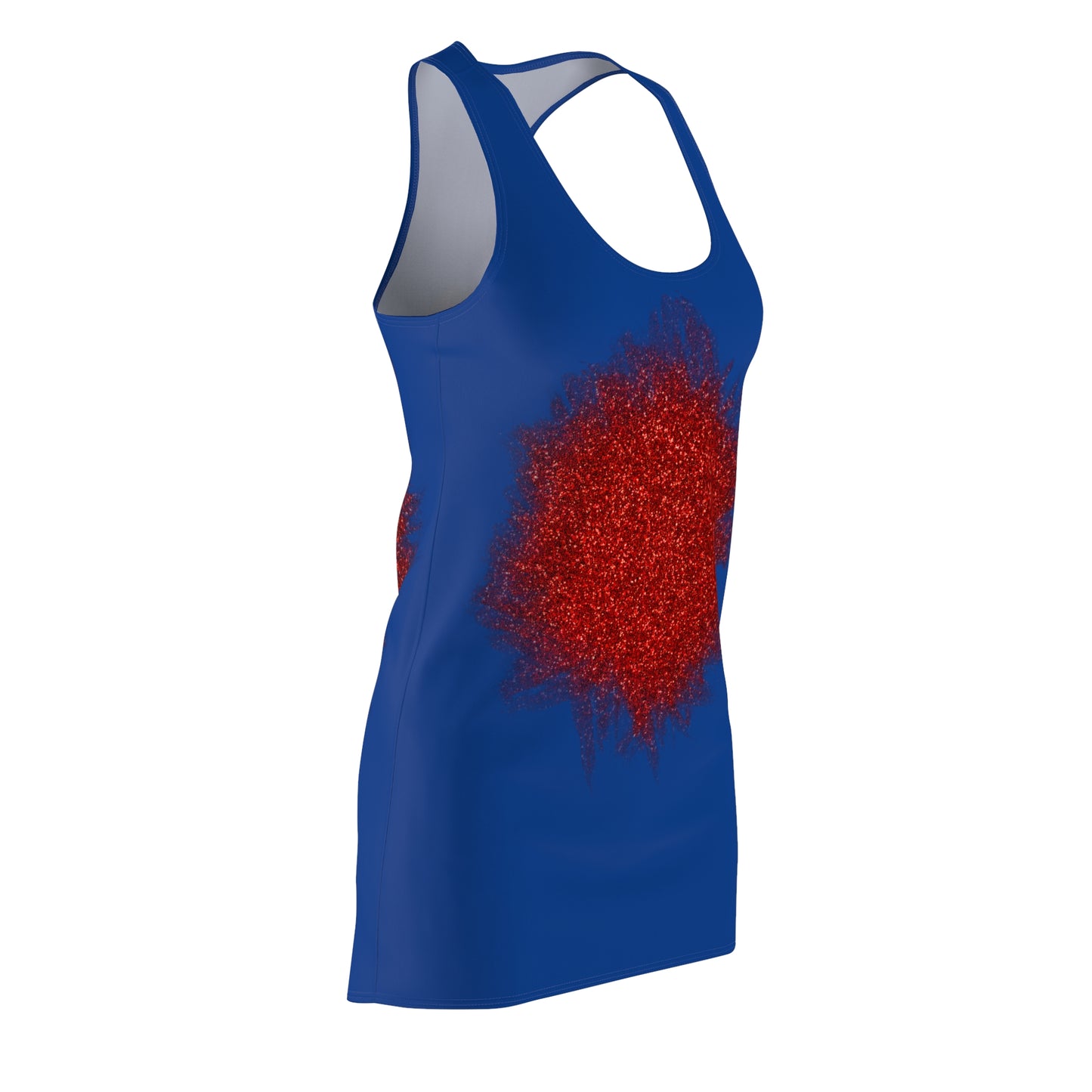 Rot Sparkle Racerback Kleid – Stylishes Partykleid