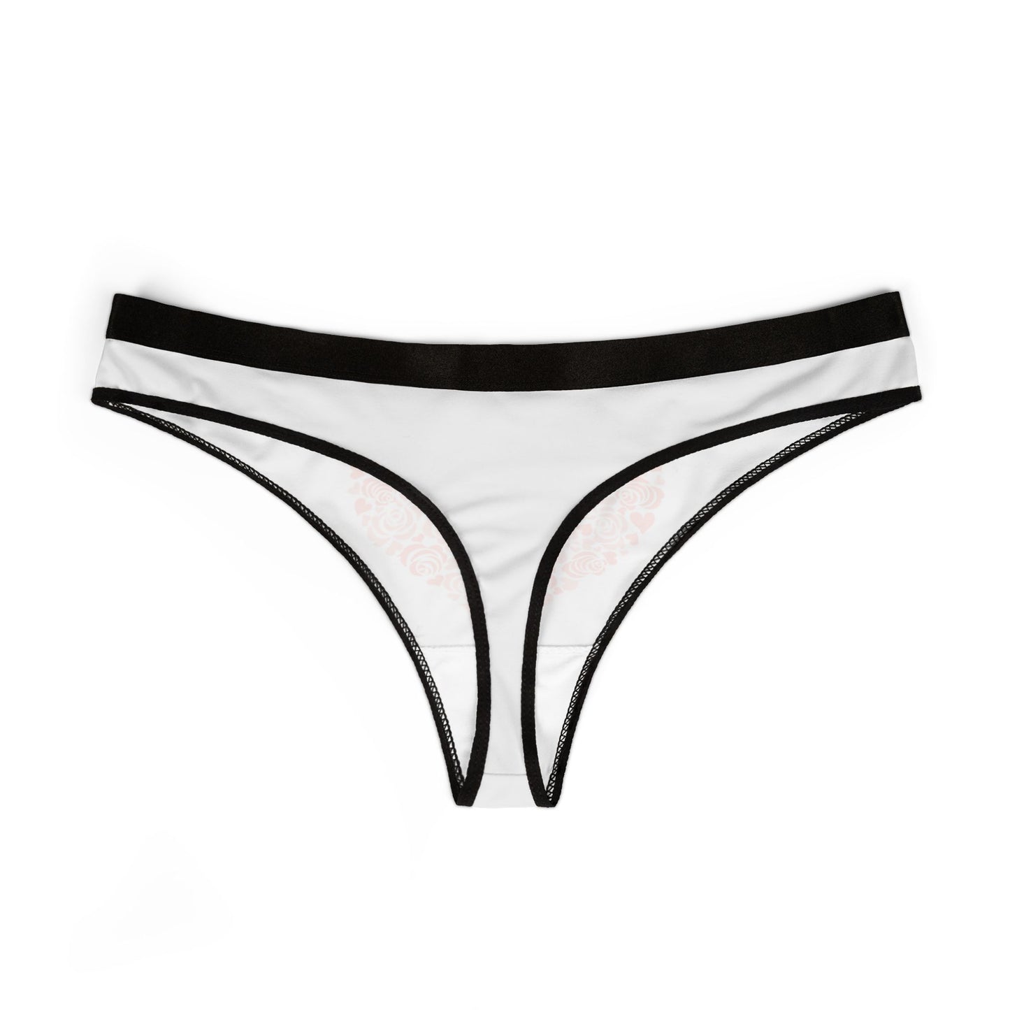 Damen Thong Unterwaesche Bequeme Atmungsaktive Slips mit Herz