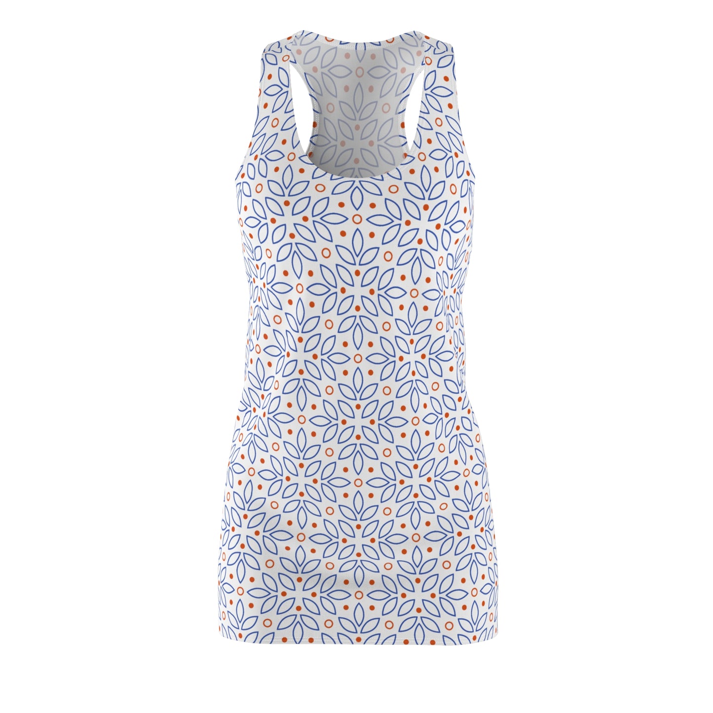 Bunt Floral Racerback Kleid – Sommer Damenmode