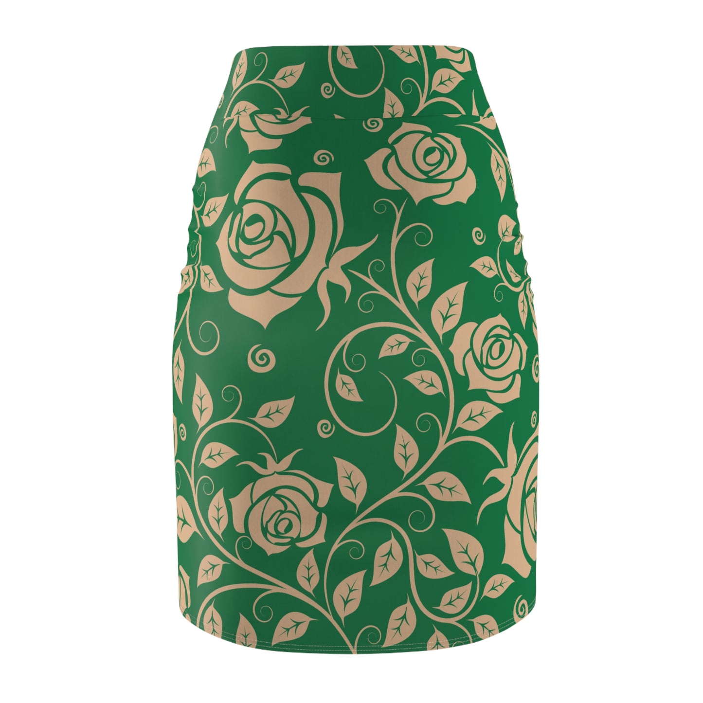 Damen Rock Floral Bleistift Elegant Business Event