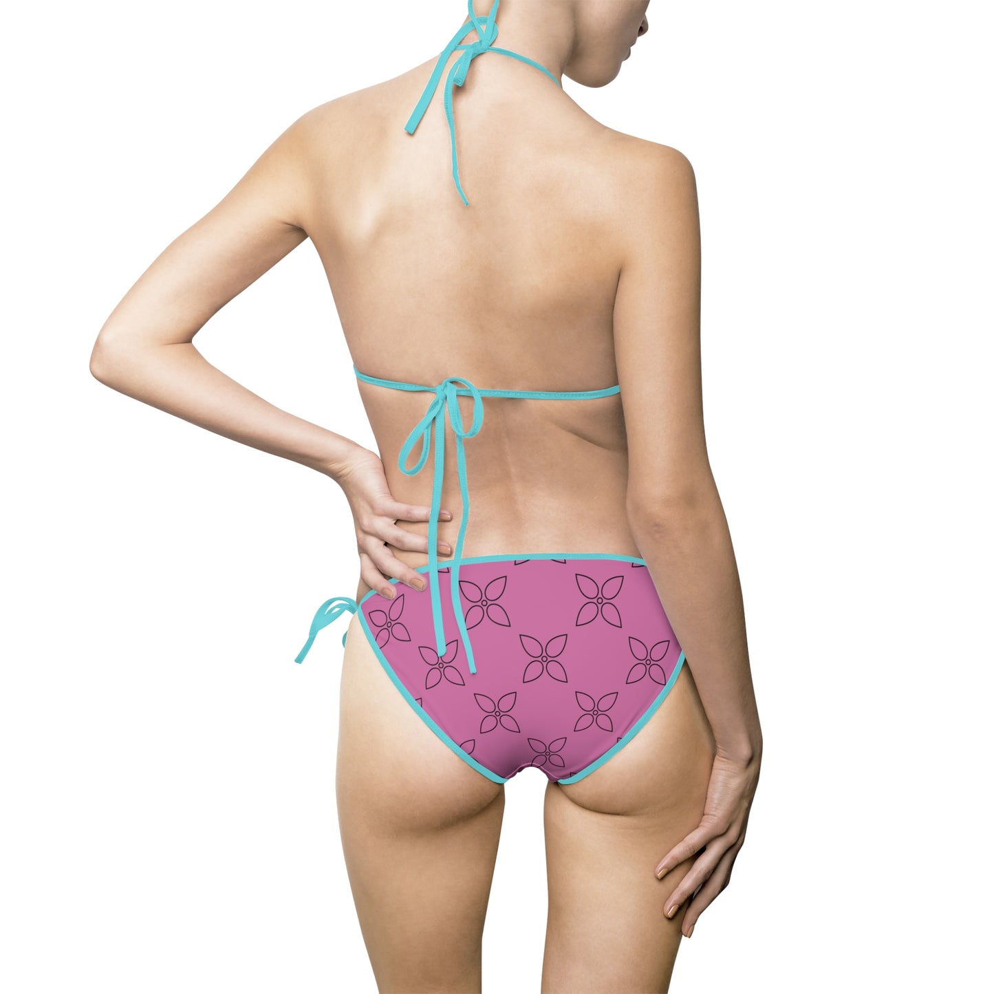 Chic Bikini Set – Elegant & Trendy Badeanzug rosa