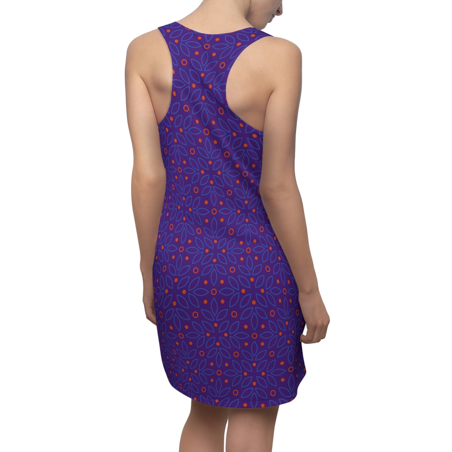 Bunt Floral Racerback Kleid – Sommer Damenmode