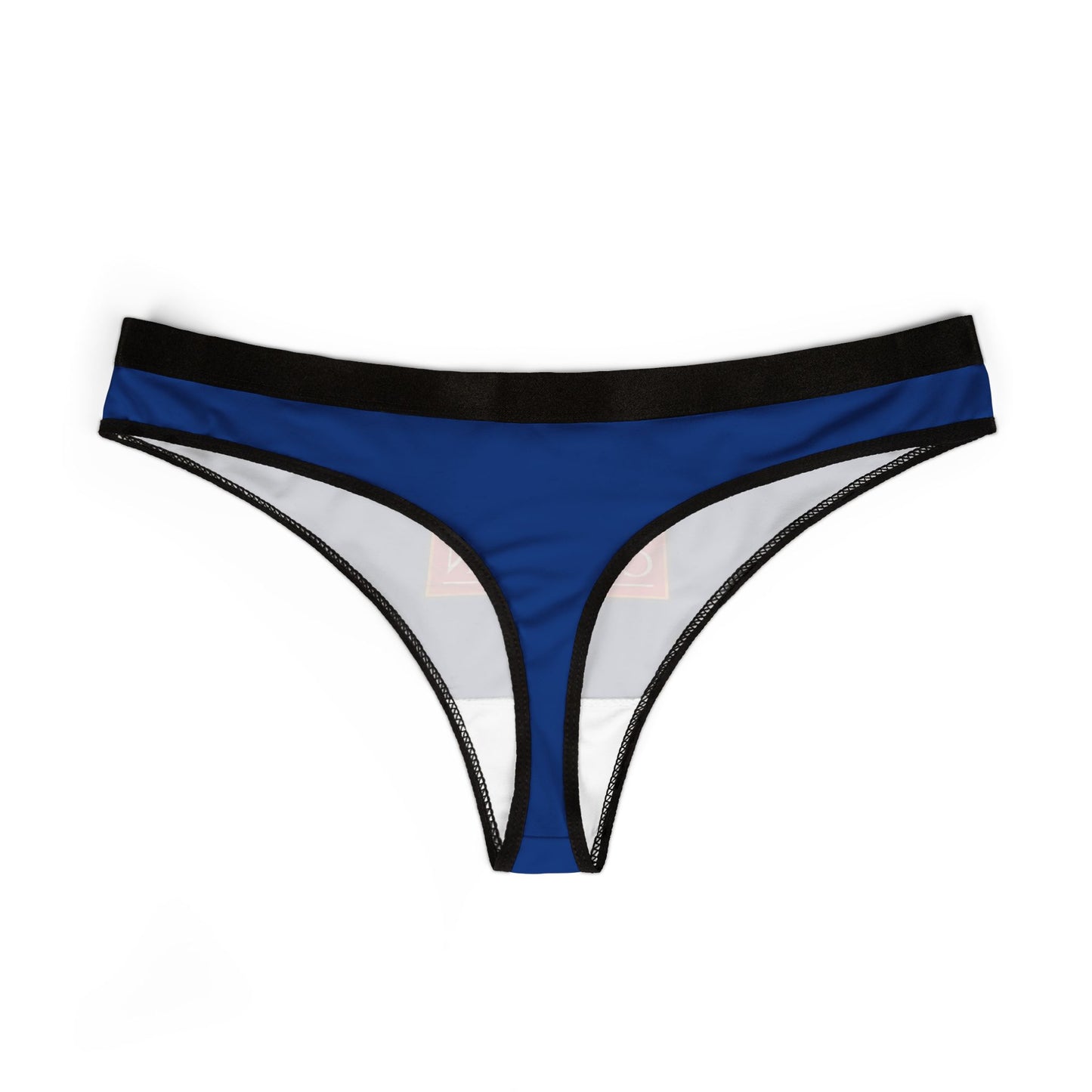 Blaues Damen Thong Unterwäsche Bequeme Atmungsaktive Slips MauserDesign