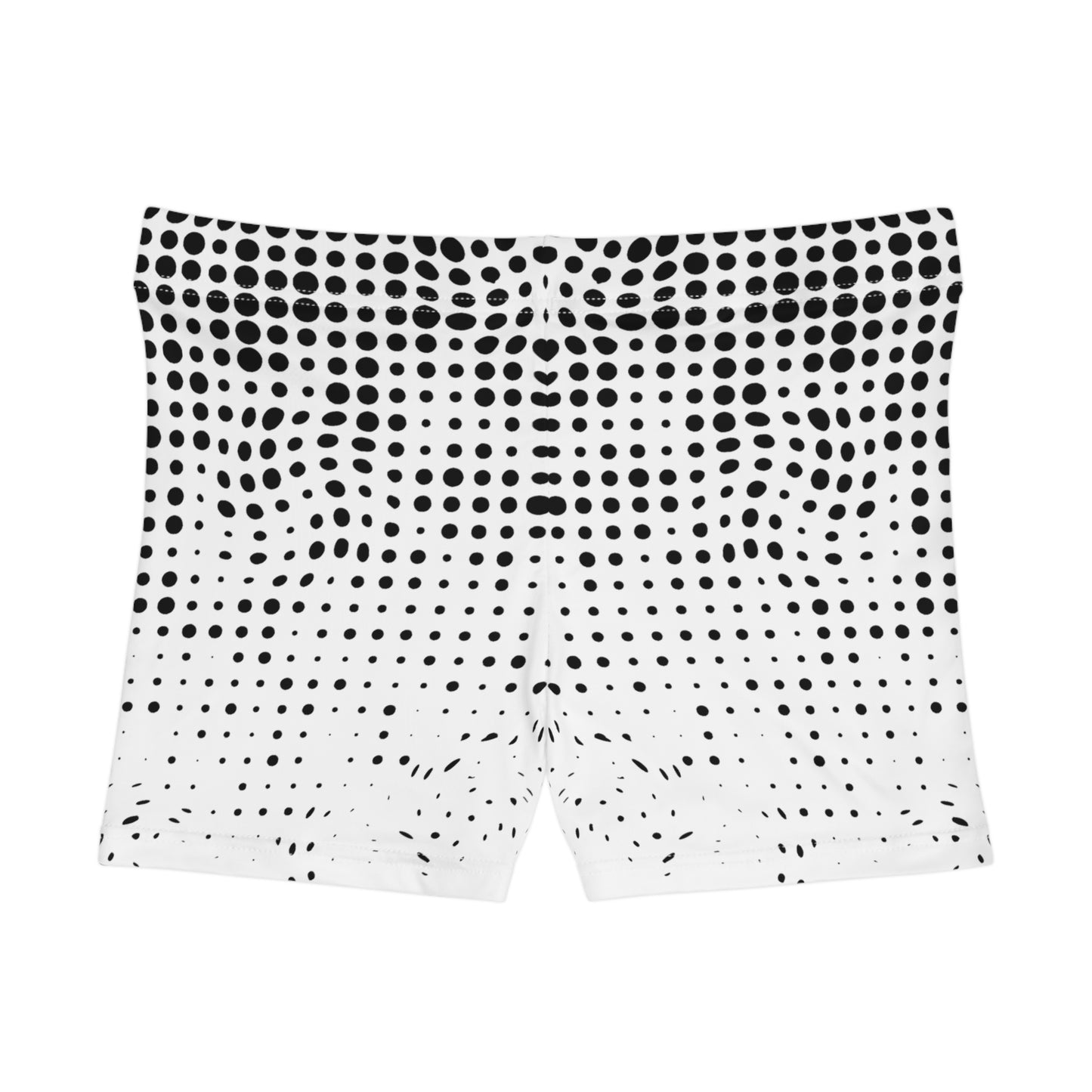 Damen Shorts Monochrom Punkte Gradient Modern Power Look