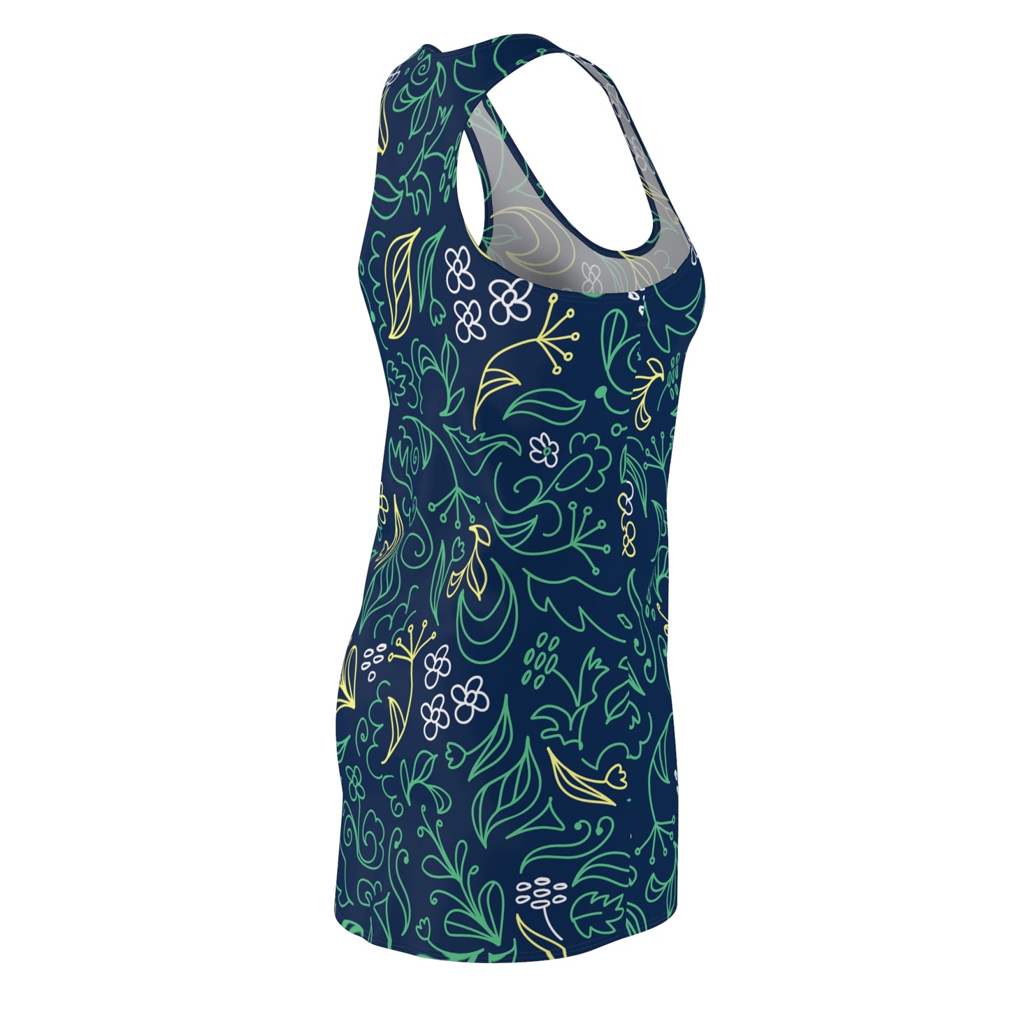 Blumen Racerback Kleid – Sommer Festivals Outfit
