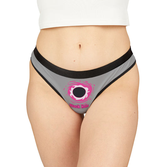 Damen Thong Unterwäsche Bequeme Atmungsaktive Slips Black Hole