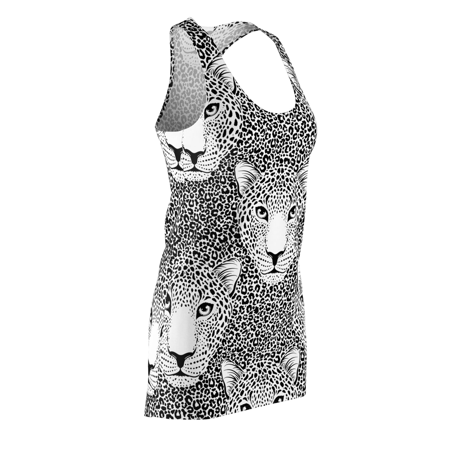 Leopard Print Racerback Kleid – Sommerkleid mit Animal Print, Sexy Streetwear, Trendiges Party Outfit für Damen