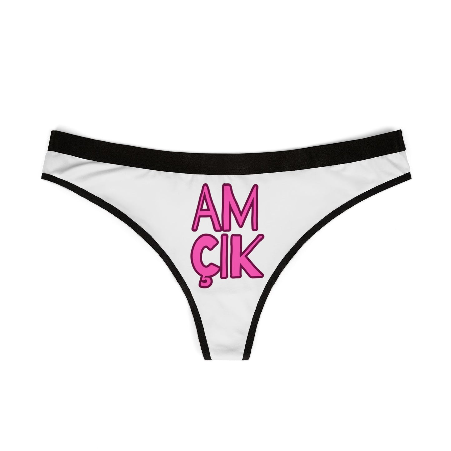 Damen Thong Unterwäsche Bequeme Atmungsaktive Slips AMÇIK Print