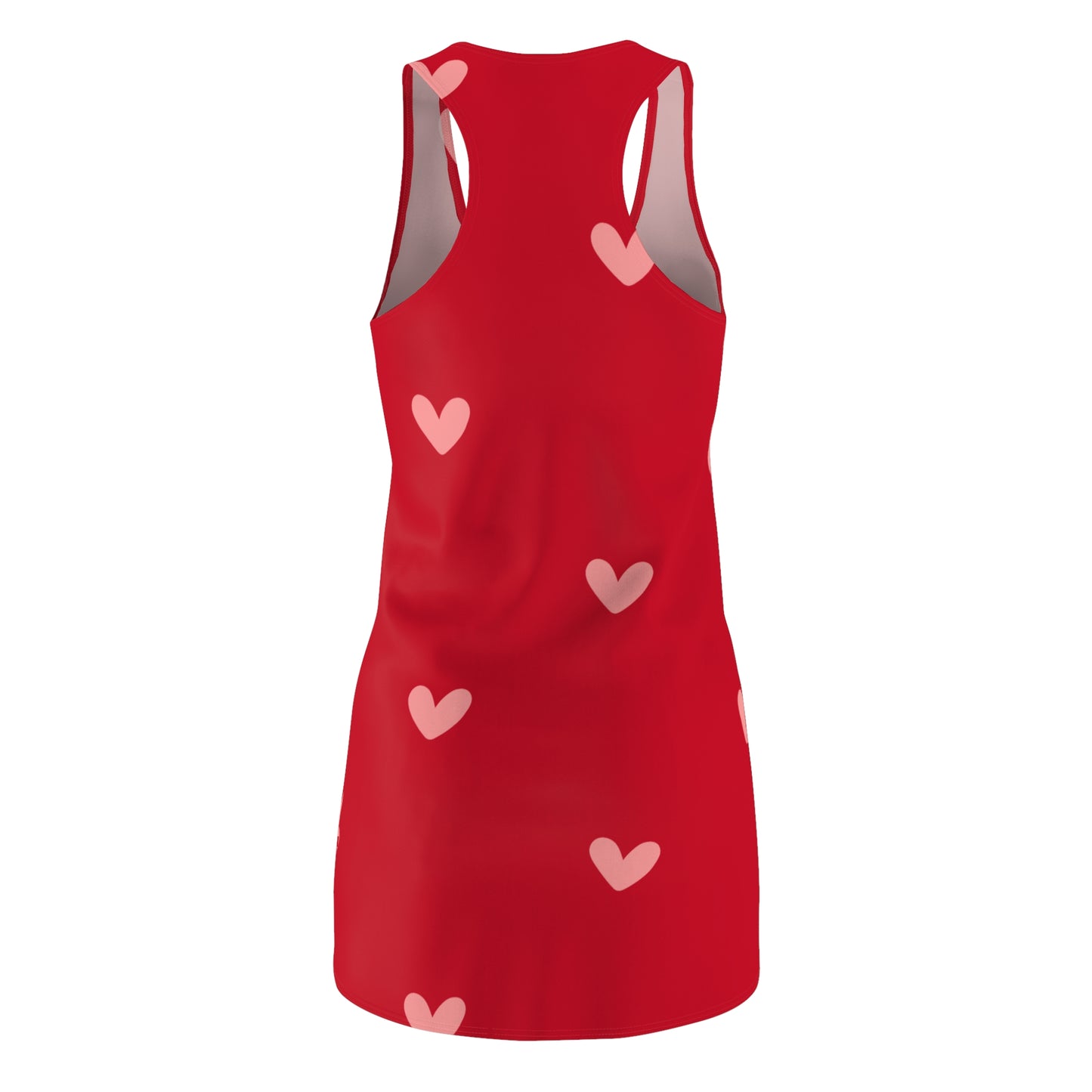 Racerback Kleid mit zartem Herzmuster – Sommerkleid für Damen Cute