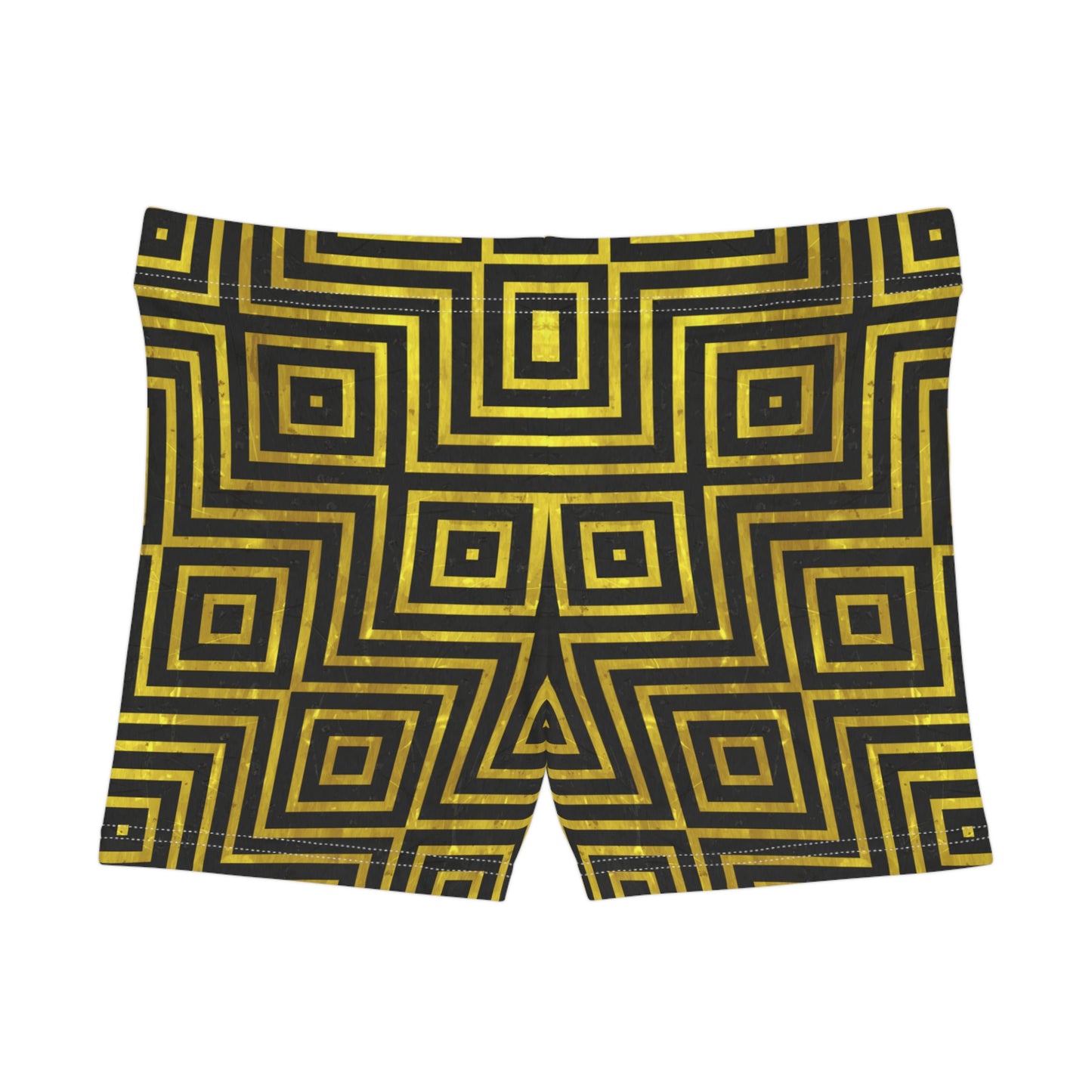 Damen Shorts Geometrisch Sport Freizeit Activewear Stretch