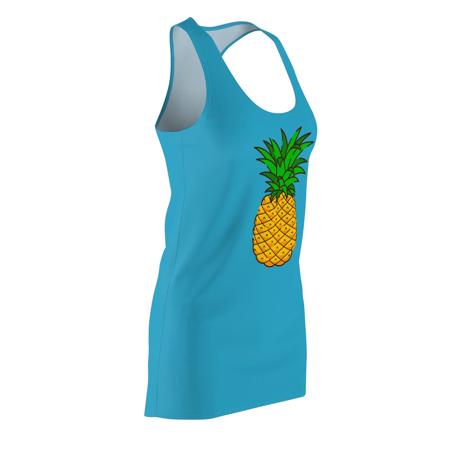 Ananas Racerback Kleid – Tropisches Sommerkleid