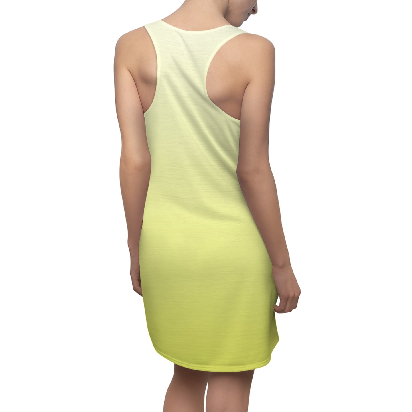 Grünes Racerback Kleid mit Farbverlauf modern & sommerlich