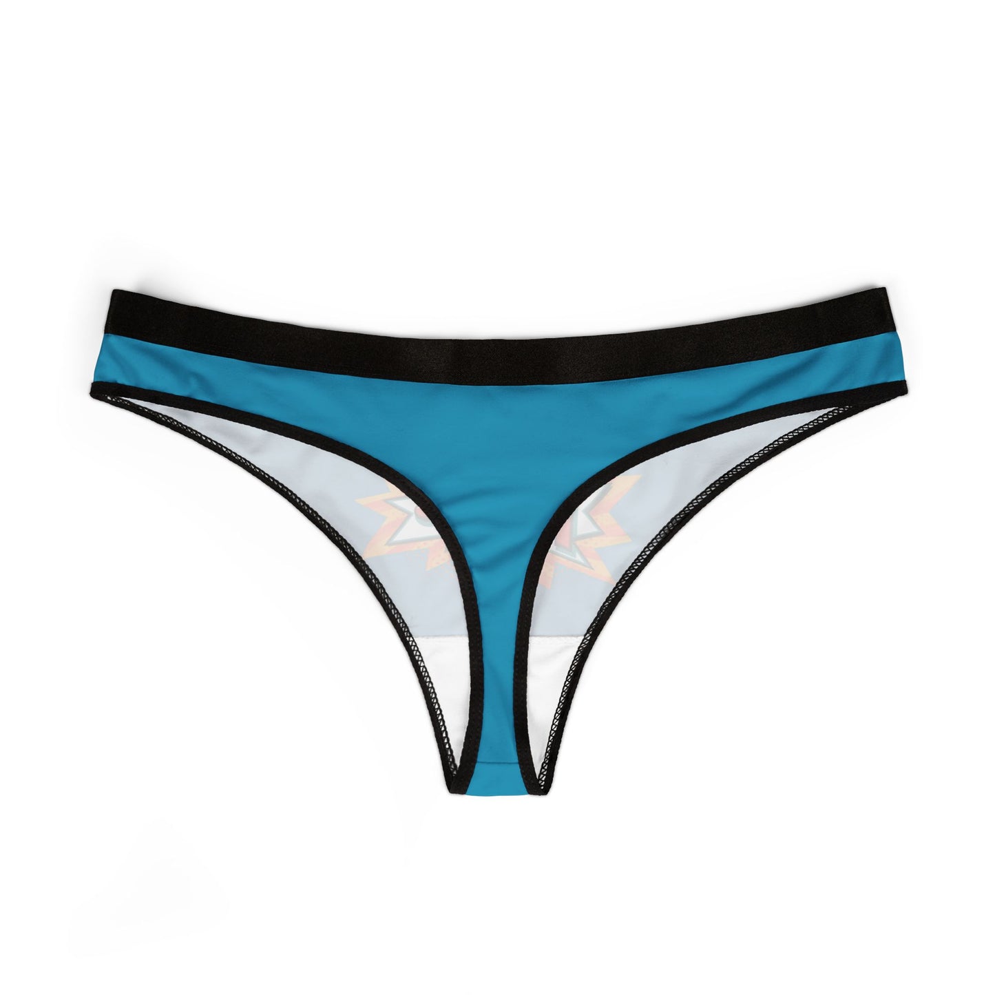 Damen Thong Unterwäsche Atmungsaktive Slips Bequem Free Print
