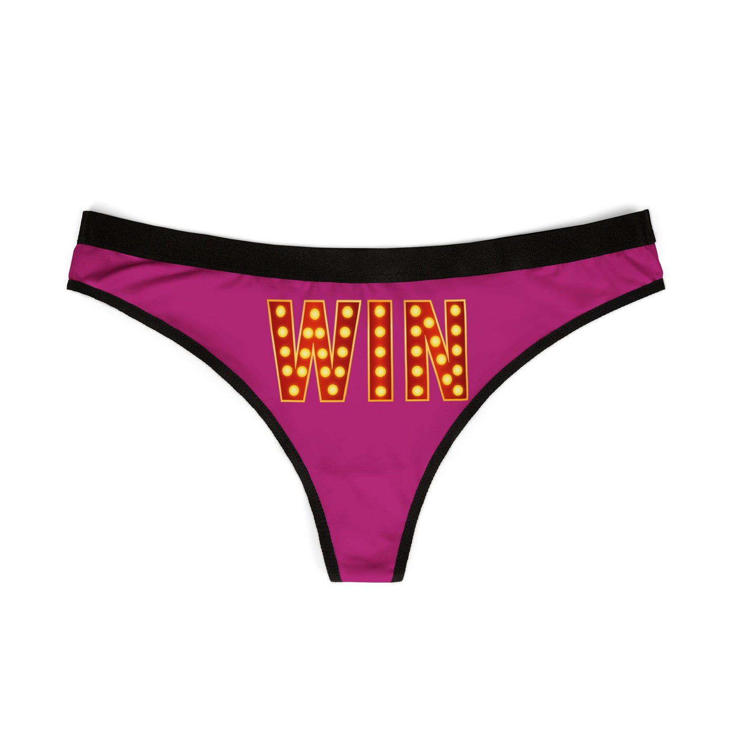 Damen Thong Unterwäsche Bequeme Atmungsaktive Slips Motiv Win