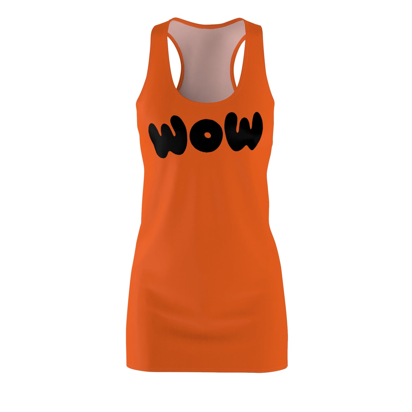 WOW Racerback Kleid – Oranges Trendkleid