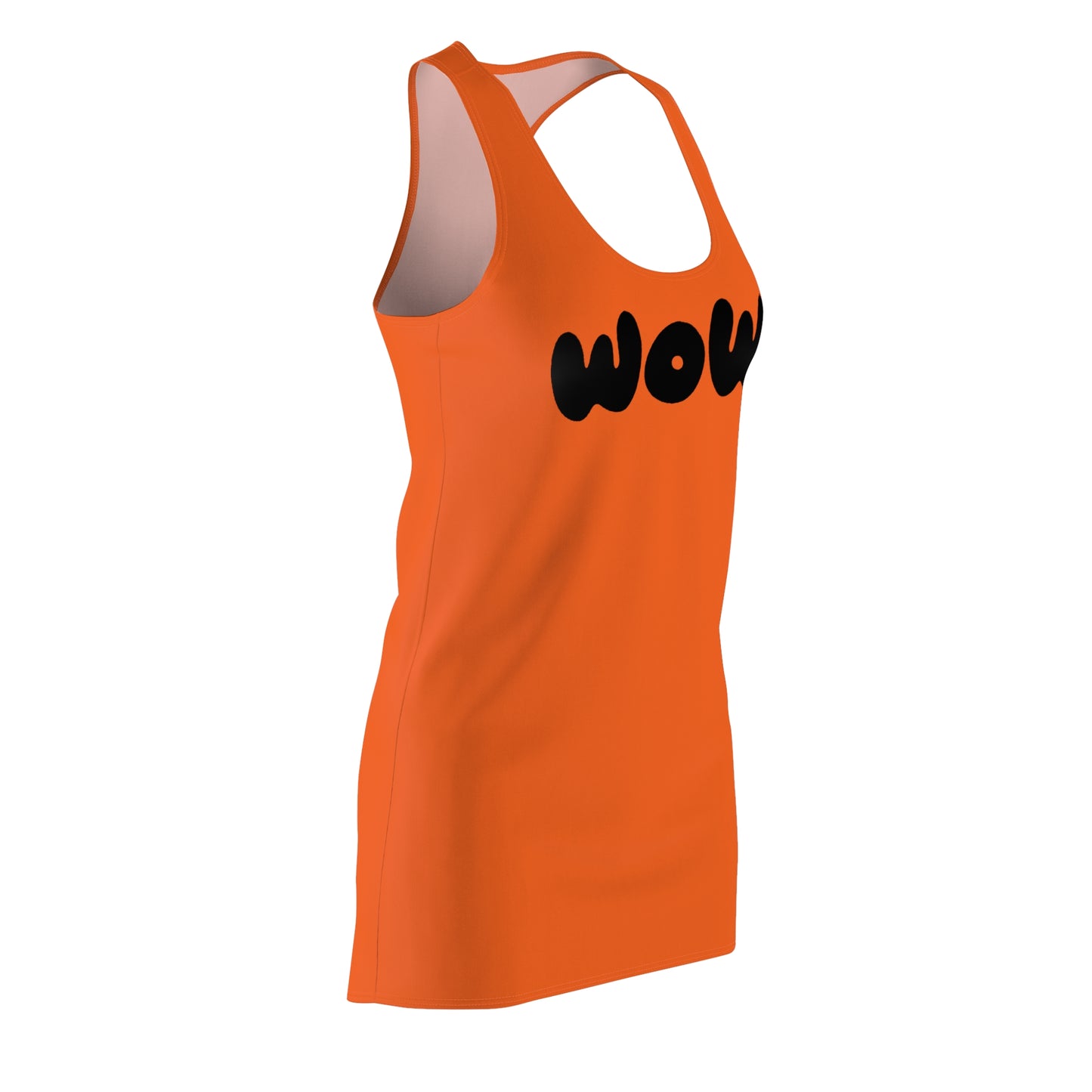 WOW Racerback Kleid – Oranges Trendkleid