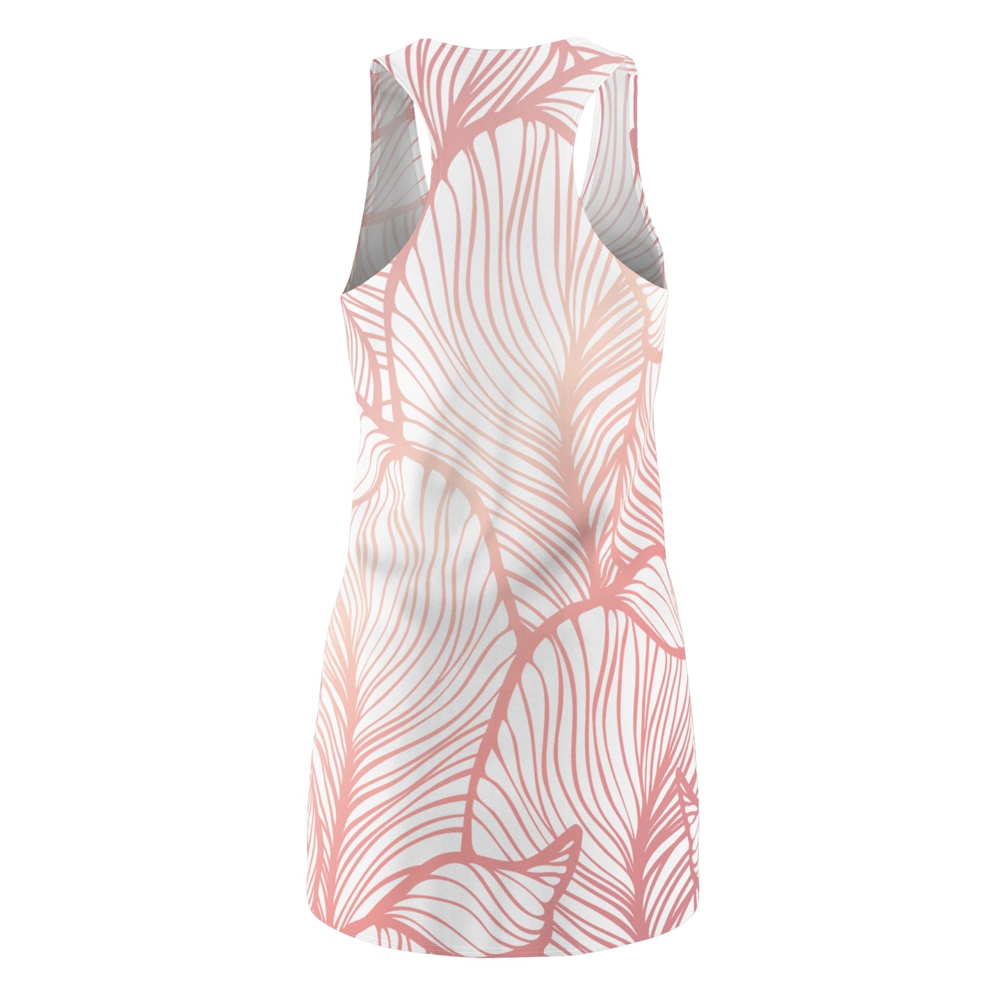 Rosa Floral Racerback Kleid – Elegantes Sommerkleid