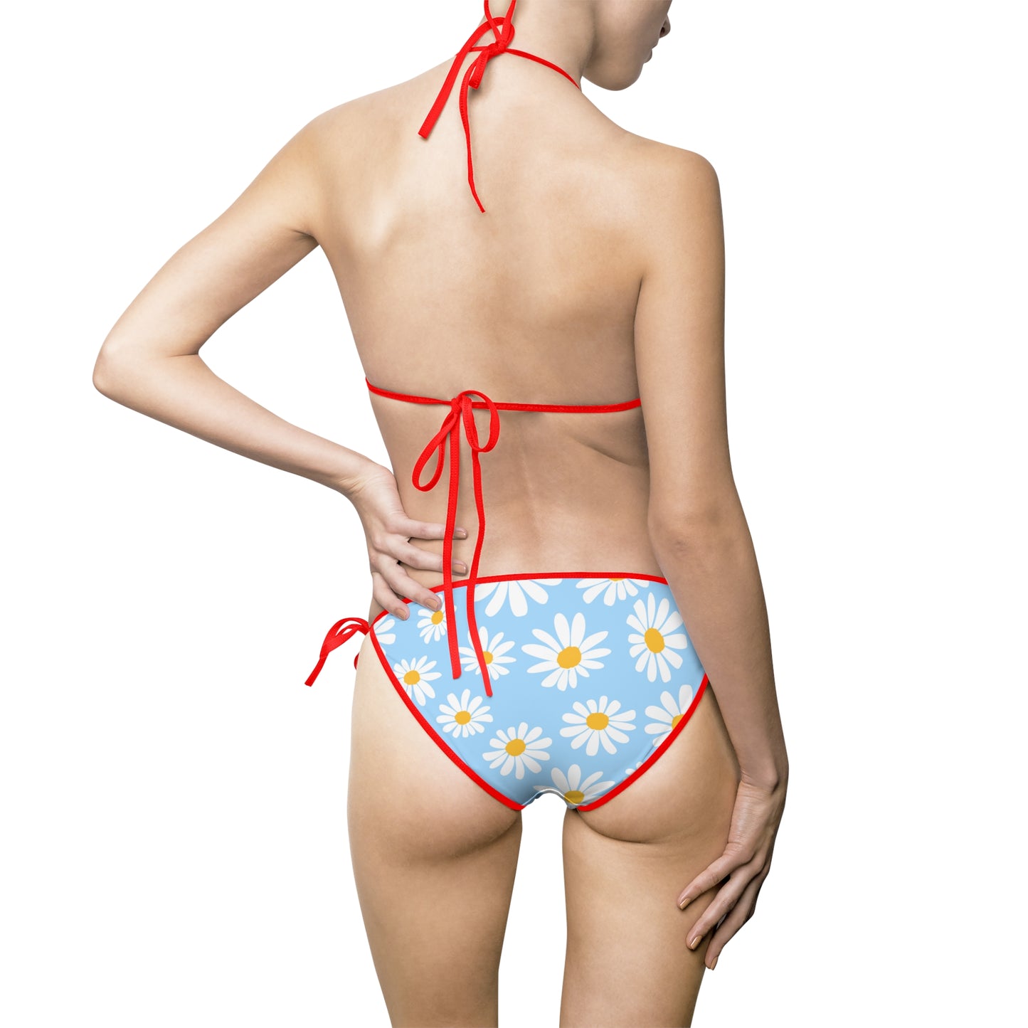 Daisy Bikini Set – Blumen Print Badeanzug