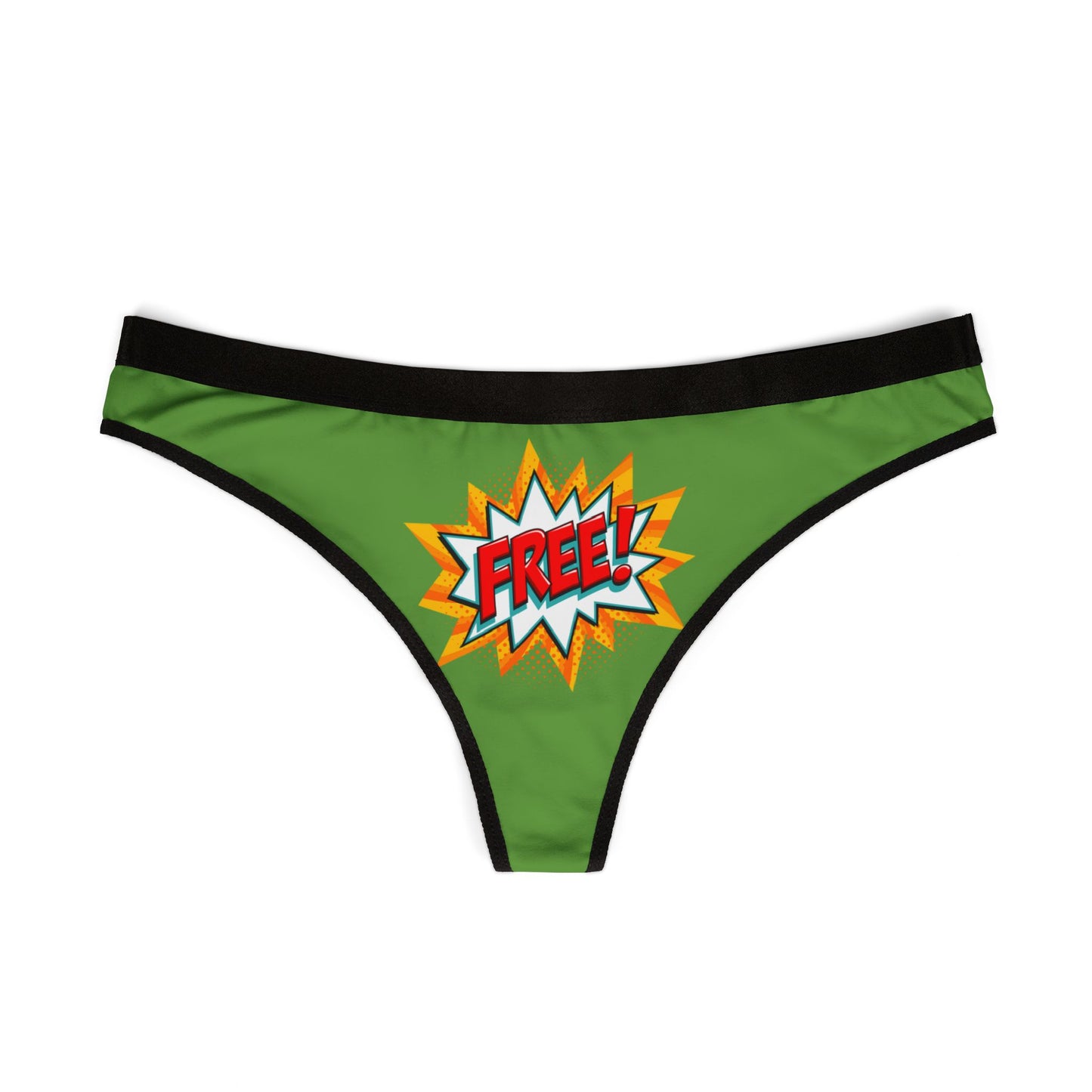Damen Thong Unterwäsche Atmungsaktive Slips Bequem Free Print