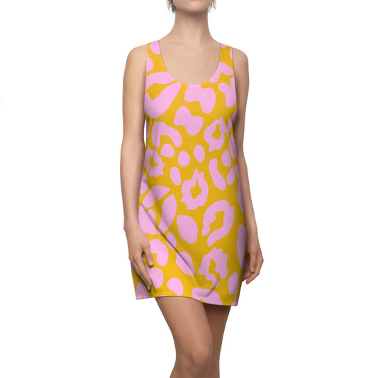 Pink Leopard Racerback Kleid – Trendiges Sommerkleid