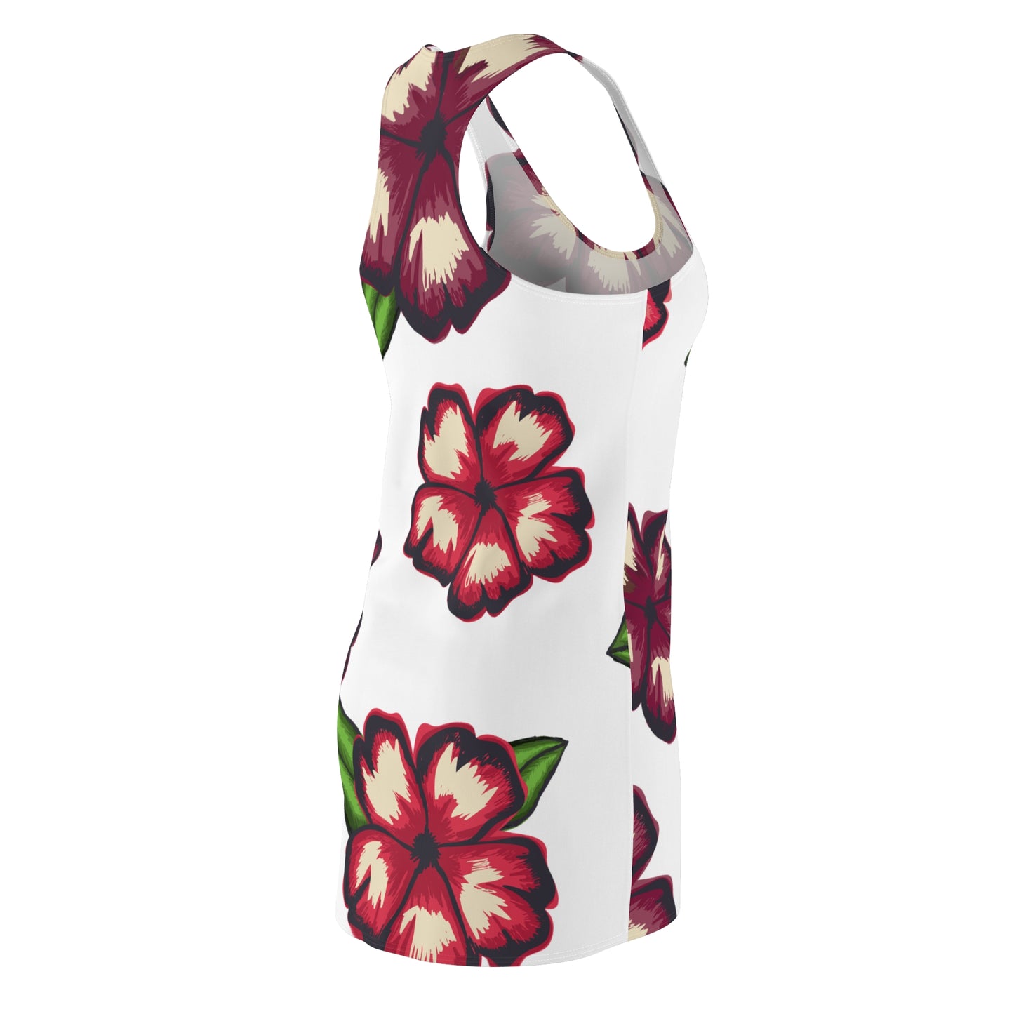 Hibiskus Racerback Kleid – Stylishes Sommerkleid