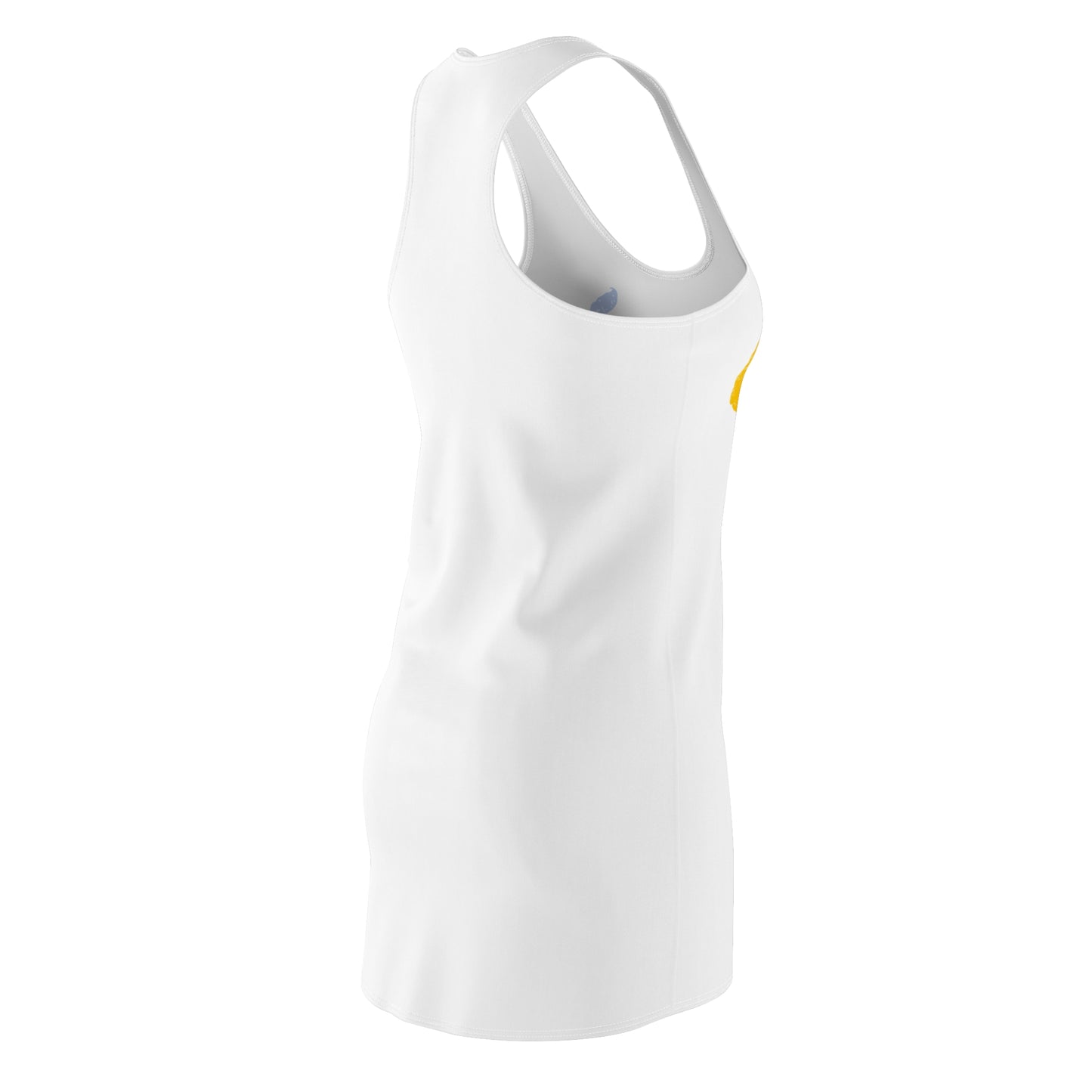 Damen Racerback Kleid – Sommerkleid mit bunten Handabdruck Motiven
