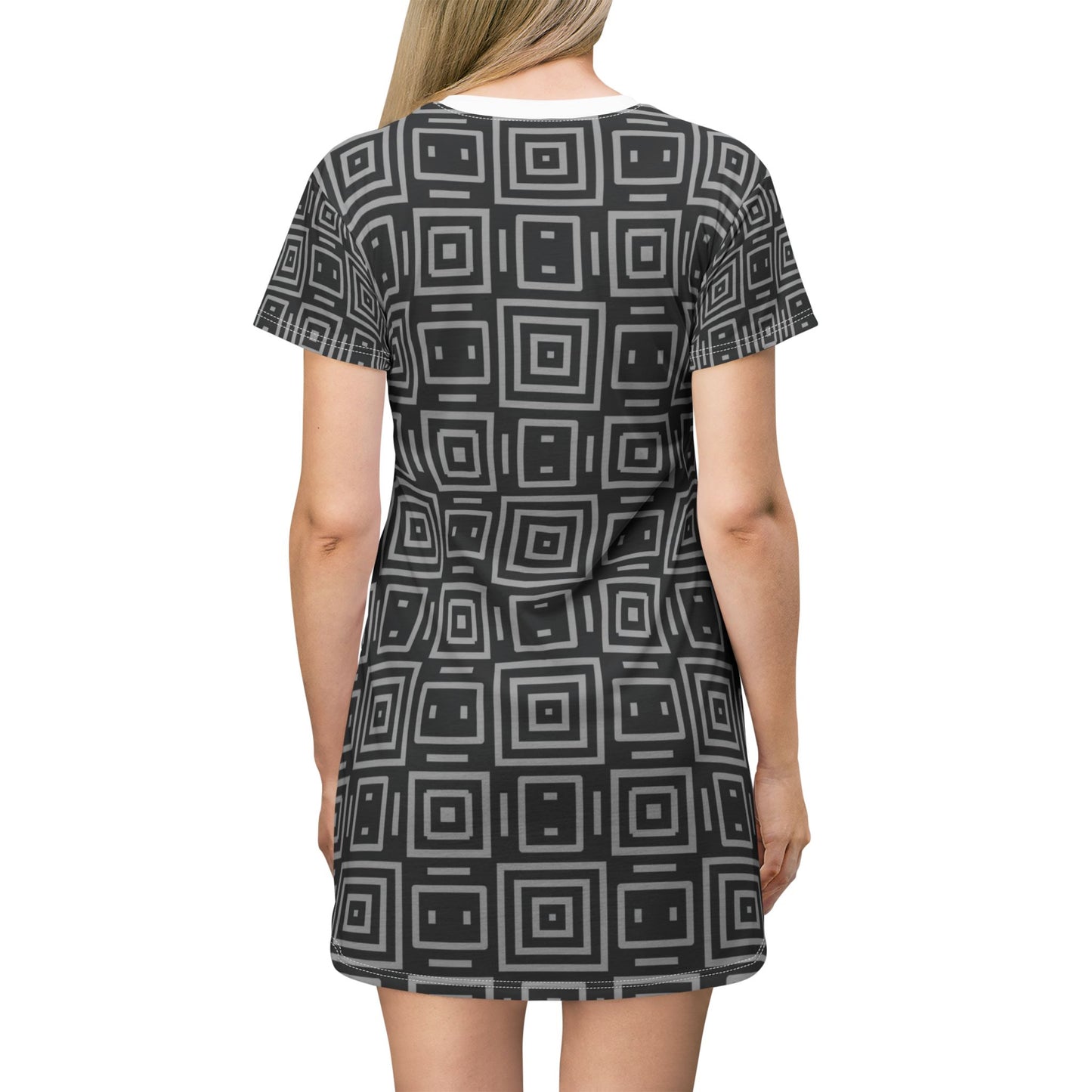 Damen Kleid Grafik T-Shirt Geometrisch Sommer Casual Modern