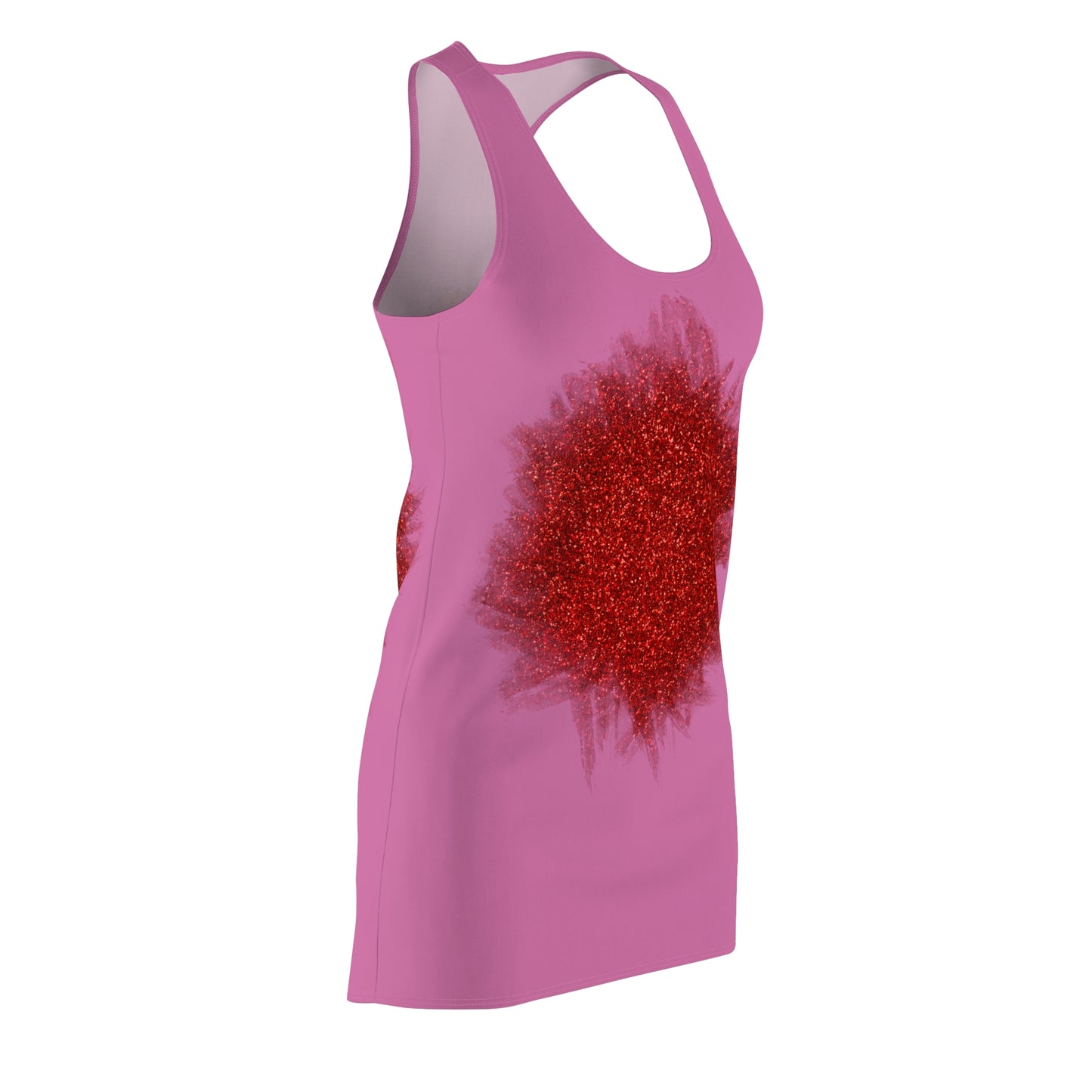 Rot Sparkle Racerback Kleid – Stylishes Partykleid