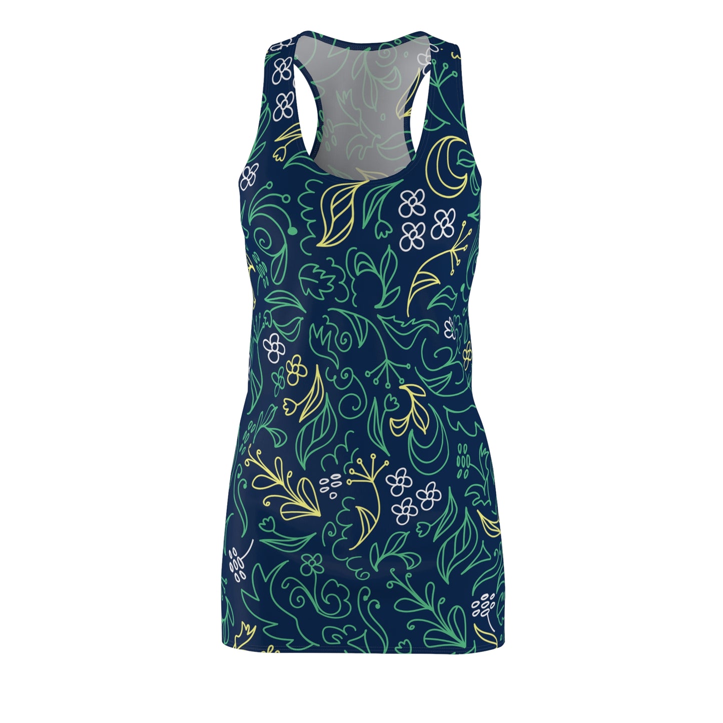 Blumen Racerback Kleid – Sommer Festivals Outfit