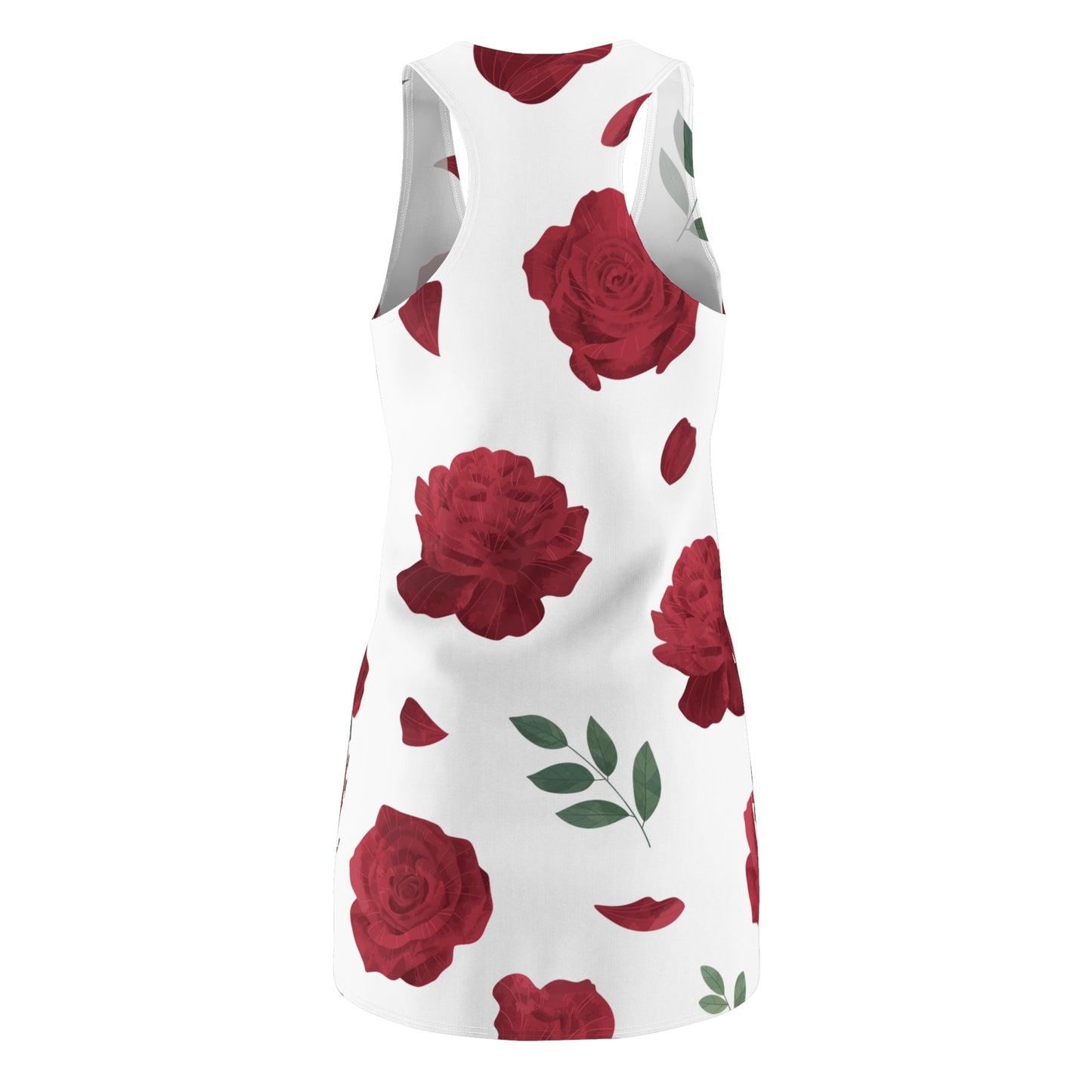 Rosen Racerback Kleid Damen – Sommerkleid, Freizeit & Strand