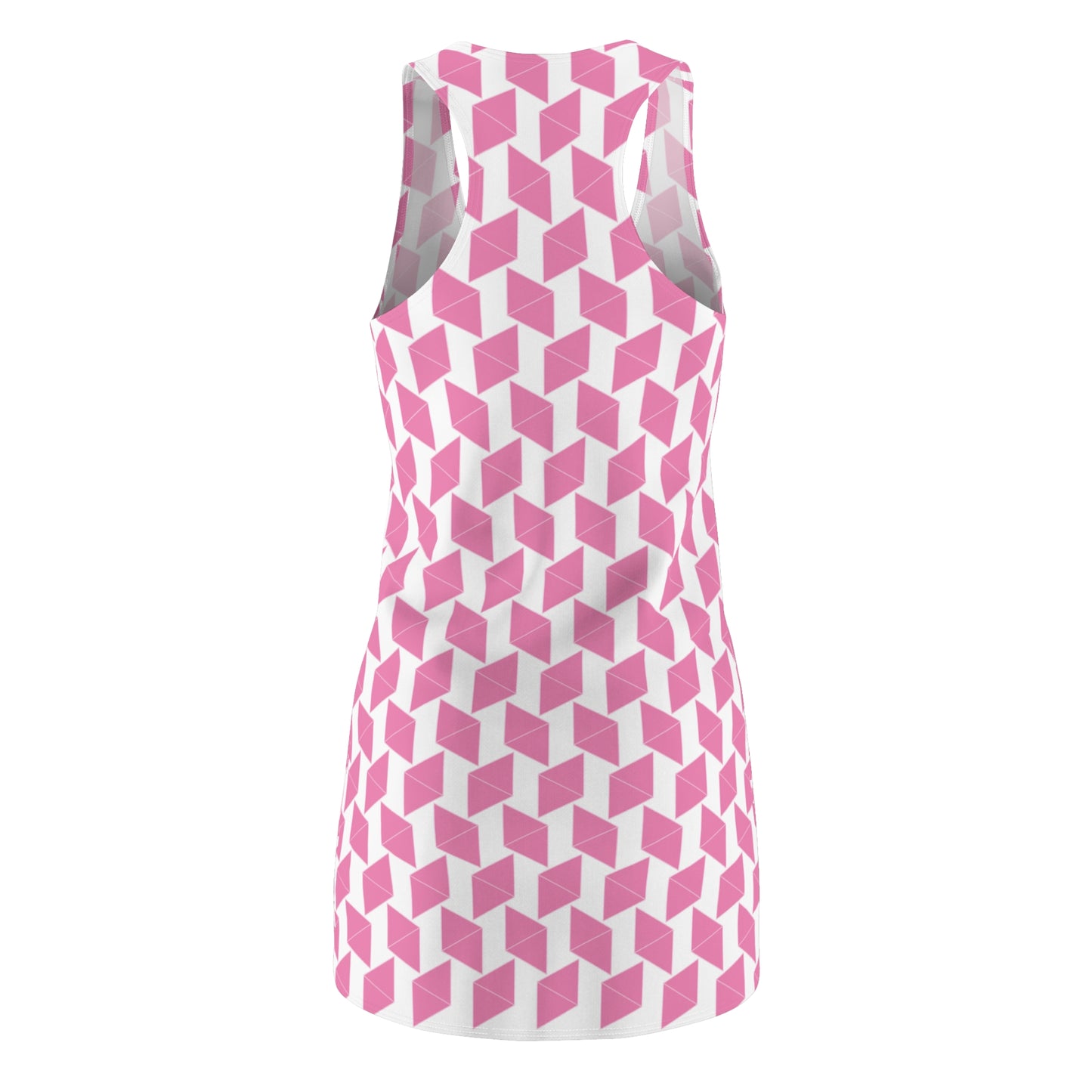 Pink Geometrie Racerback Kleid – Stylisches Sommerkleid
