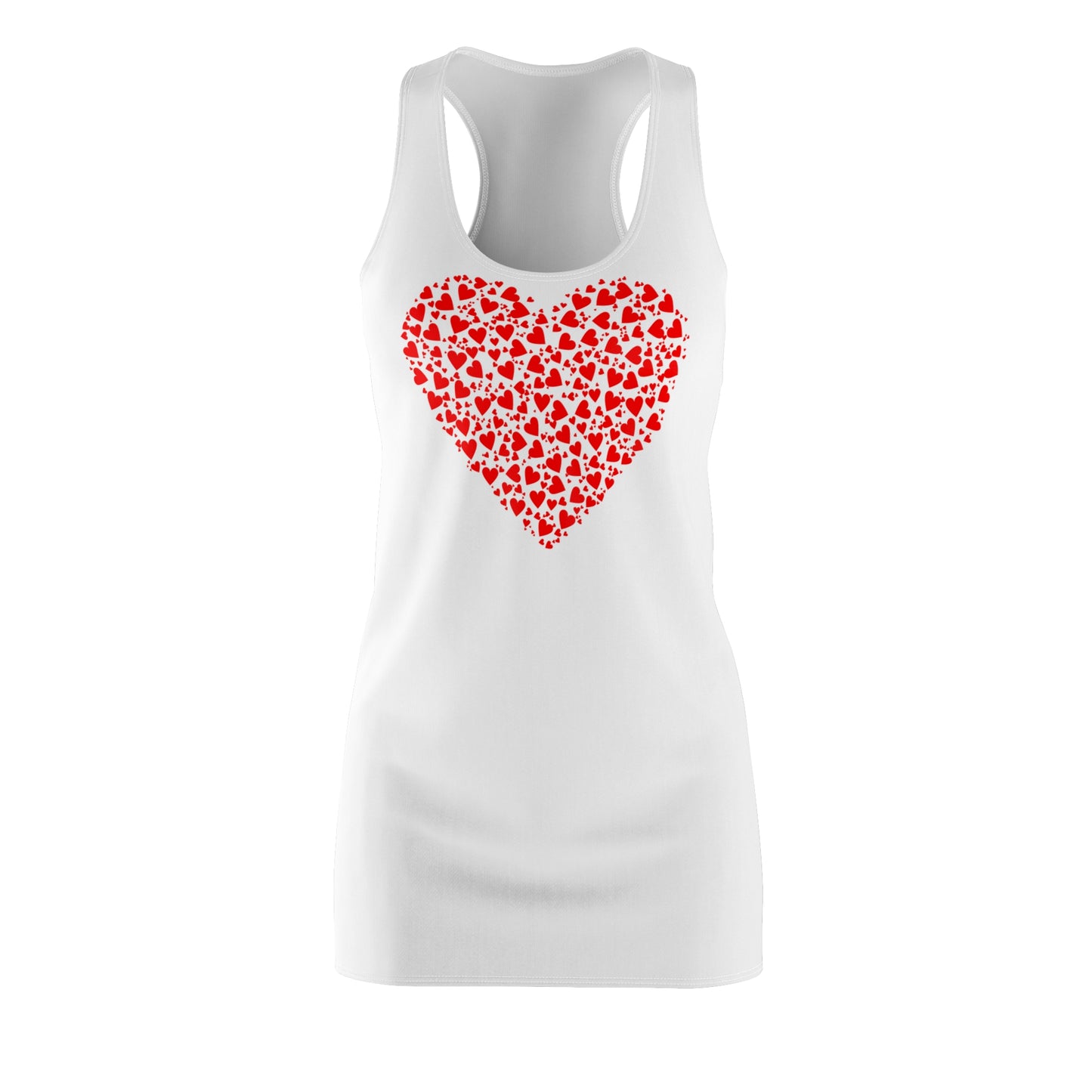 Herz Racerback Kleid – Romantisches Sommerkleid