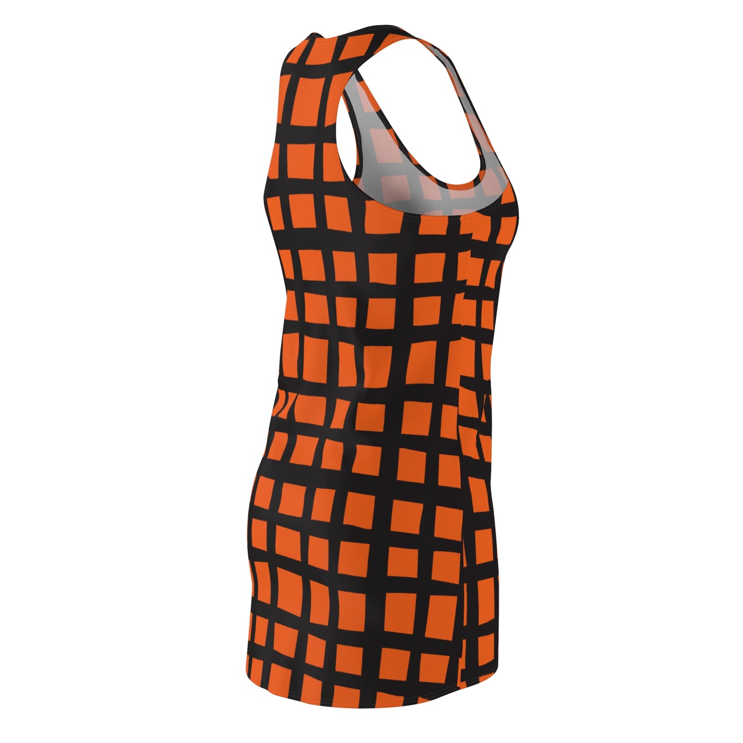 Orange Racerback Kleid – Moderner Sommerlook