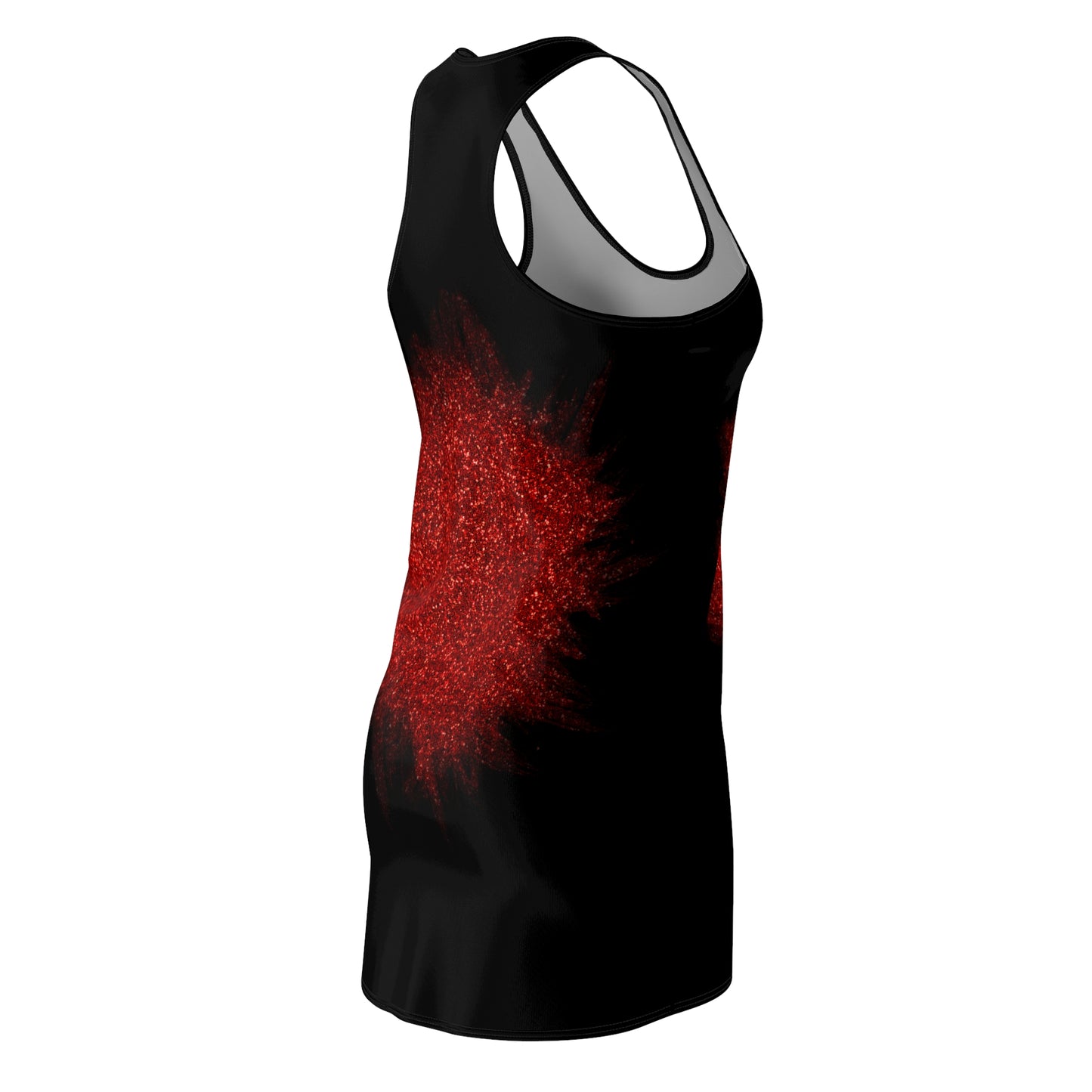 Rot Sparkle Racerback Kleid – Stylishes Partykleid