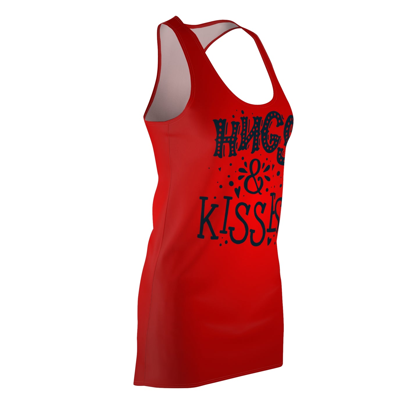 Red Hugs & Kisses Racerback Dress for Women – Romantic Summer Outfit
