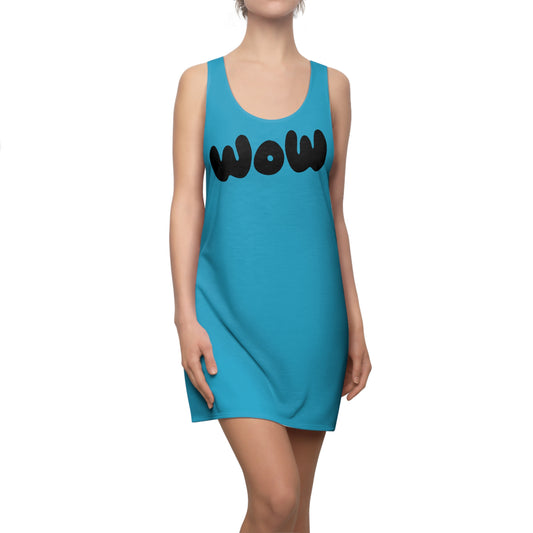 WOW Racerback Kleid – Türkises Trendkleid