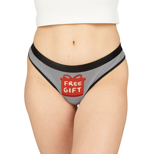 Damen Thong Unterwäsche Bequeme Atmungsaktive Slips Free Print