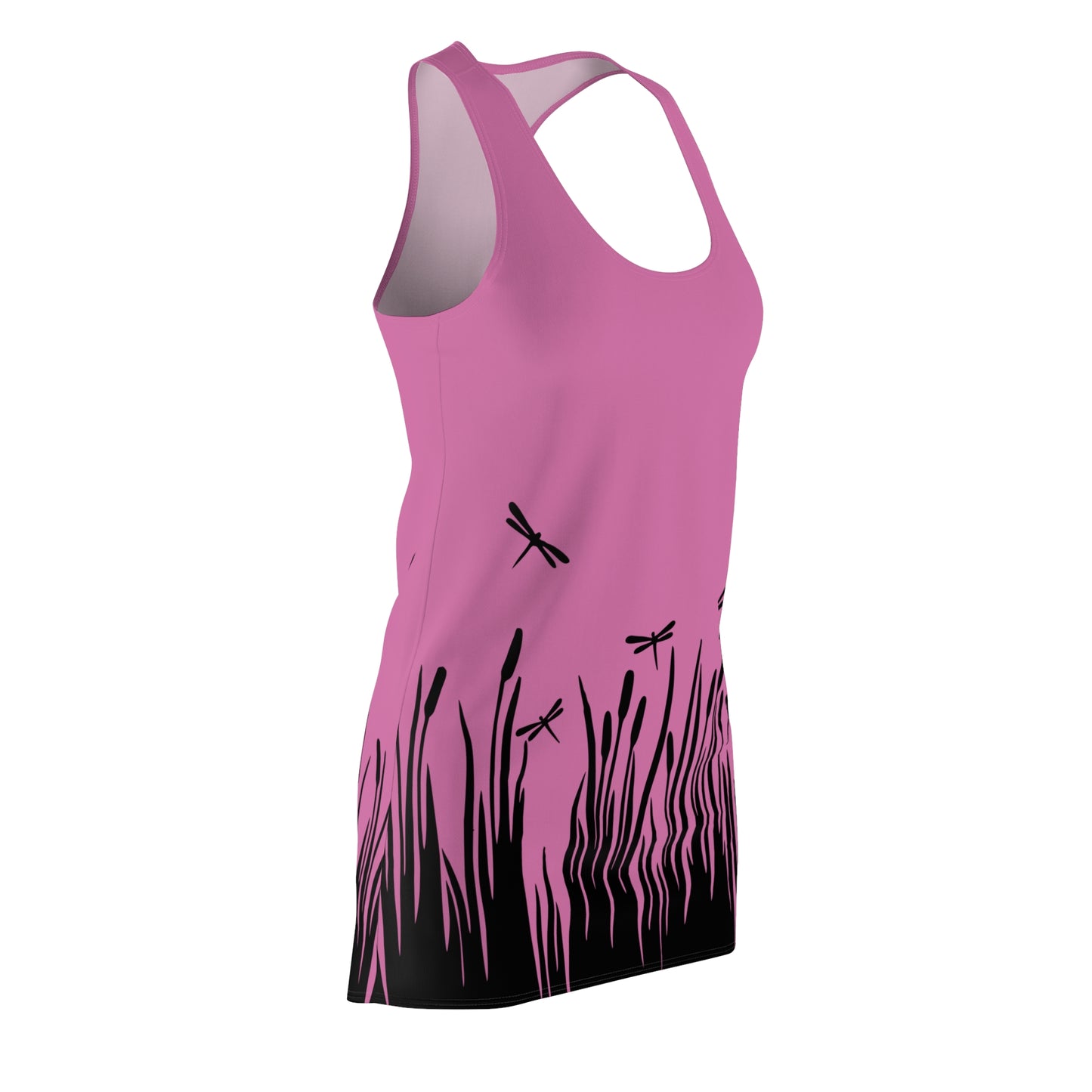 Rosanes Damen Kleid Libellen Design Racerback Sommer Freizeit Party