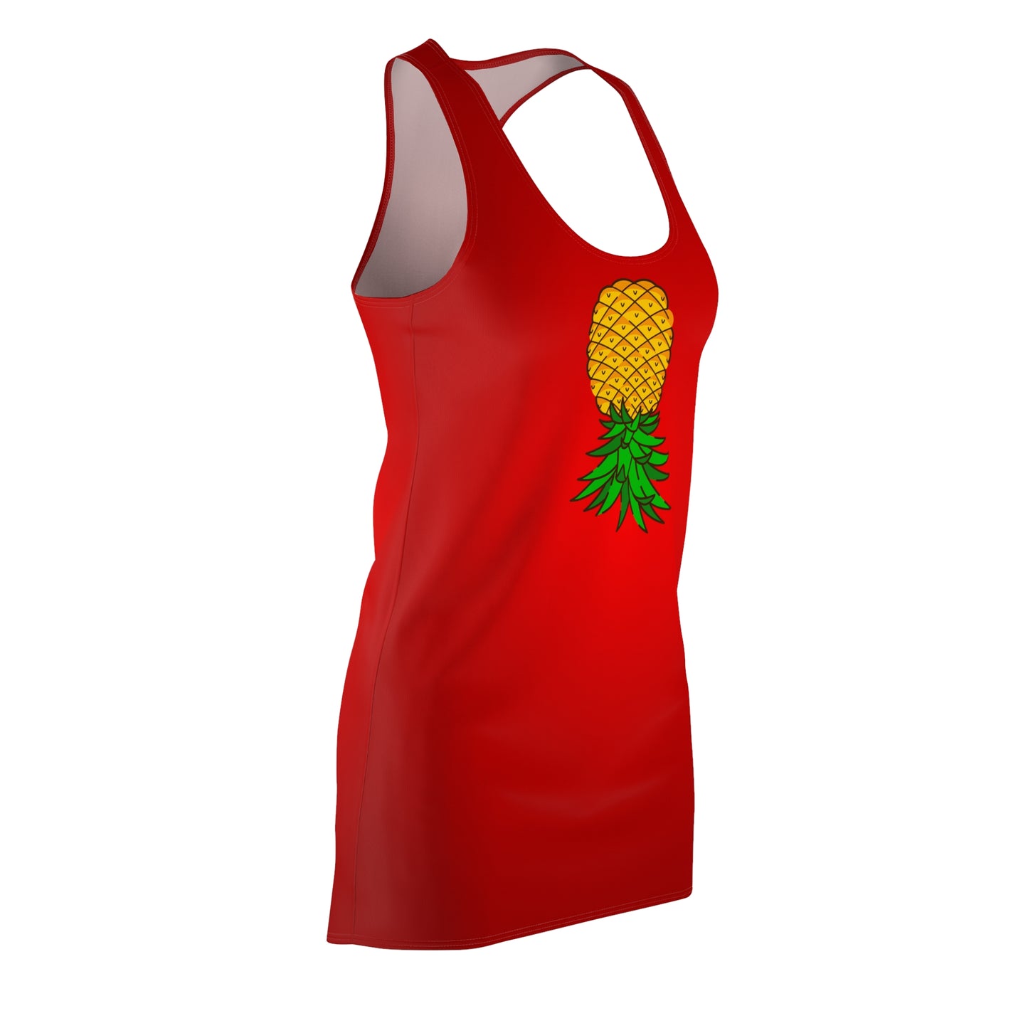 Ananas Racerback Kleid – Tropisches Sommerkleid