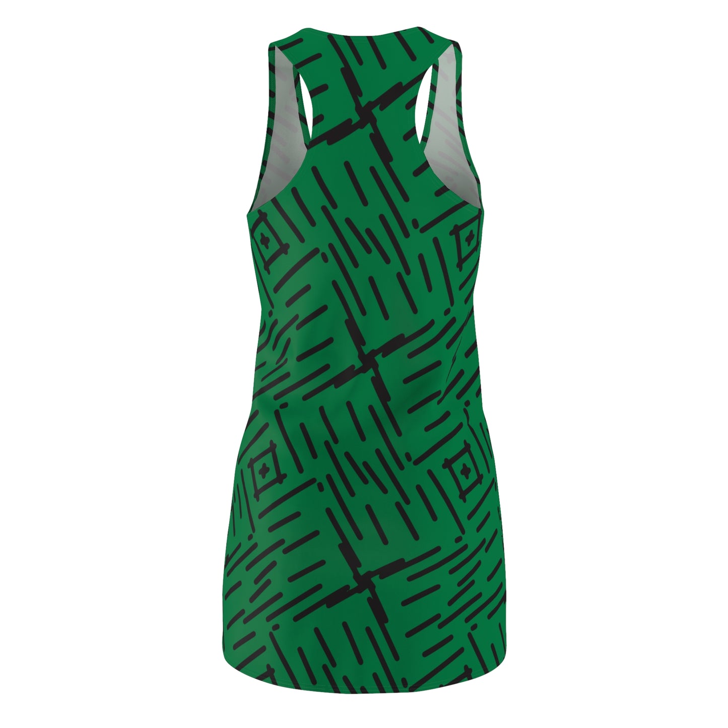 Abstrakt Racerback Kleid – Stylisches Sommerkleid