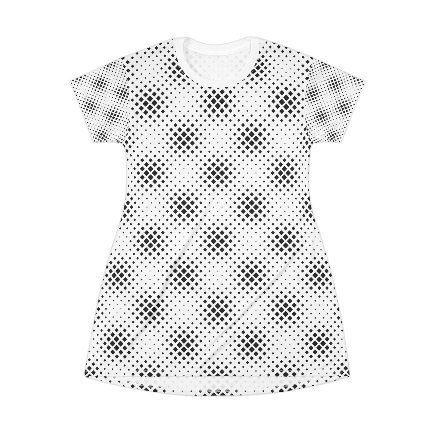 Damen Kleid Punktmuster T-Shirt Sommer Casual Einzigartig