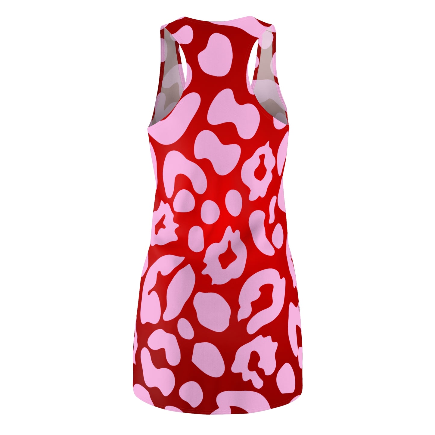 Rot Pink Animal Print Racerback Kleid – Festival Outfit