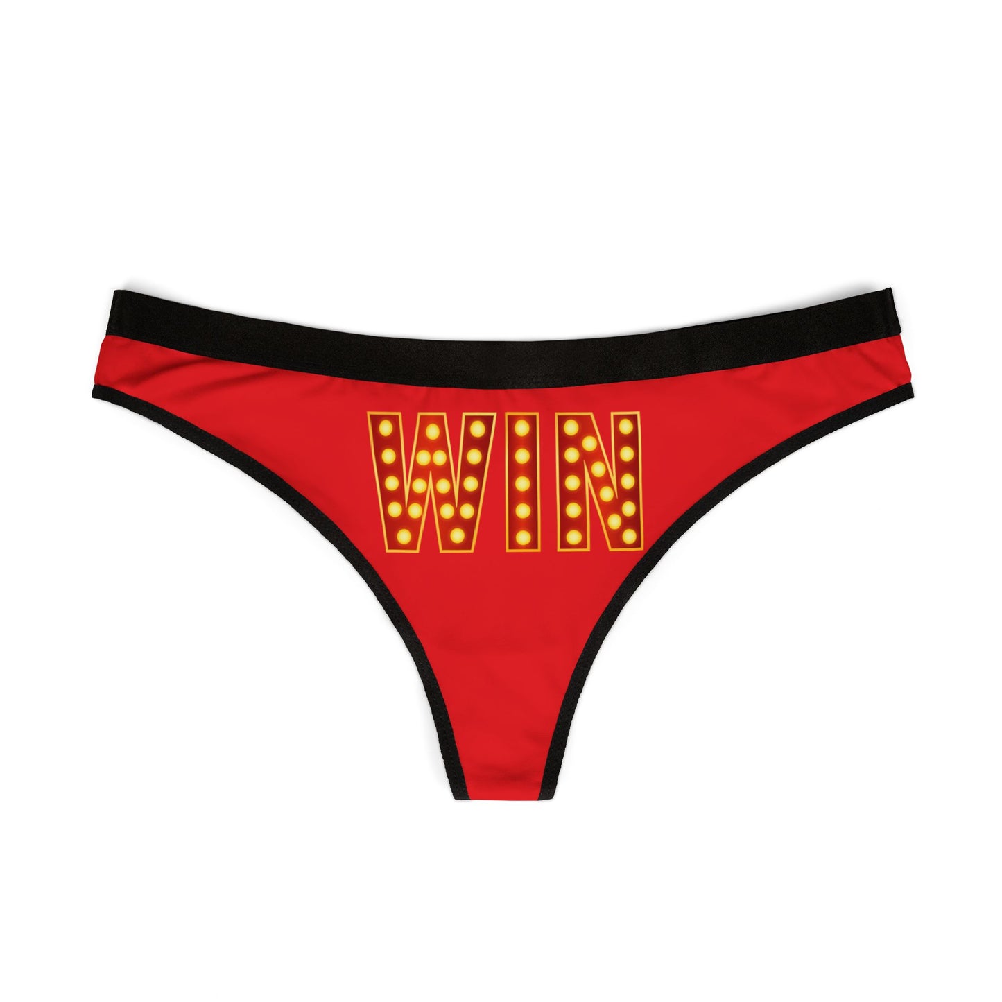 Damen Thong Unterwäsche Bequeme Atmungsaktive Slips Motiv Win