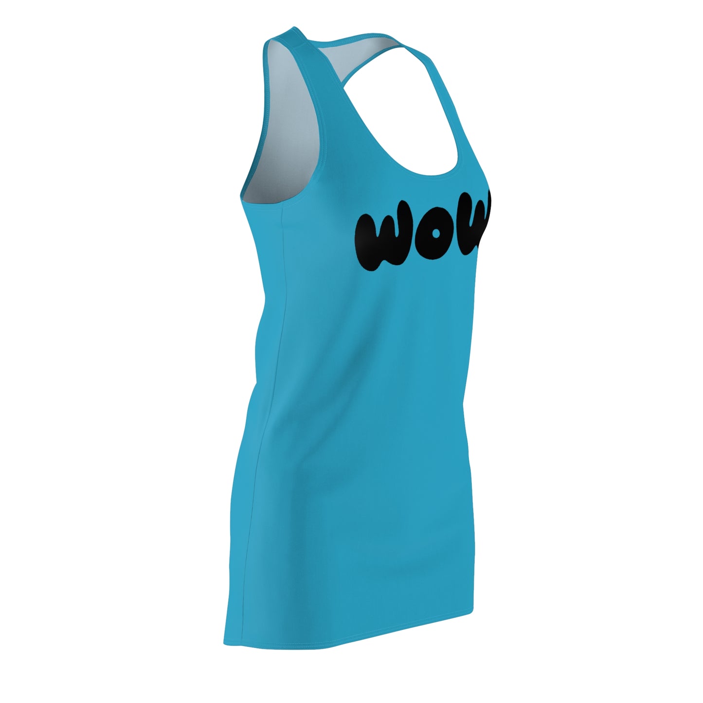 WOW Racerback Kleid – Türkises Trendkleid