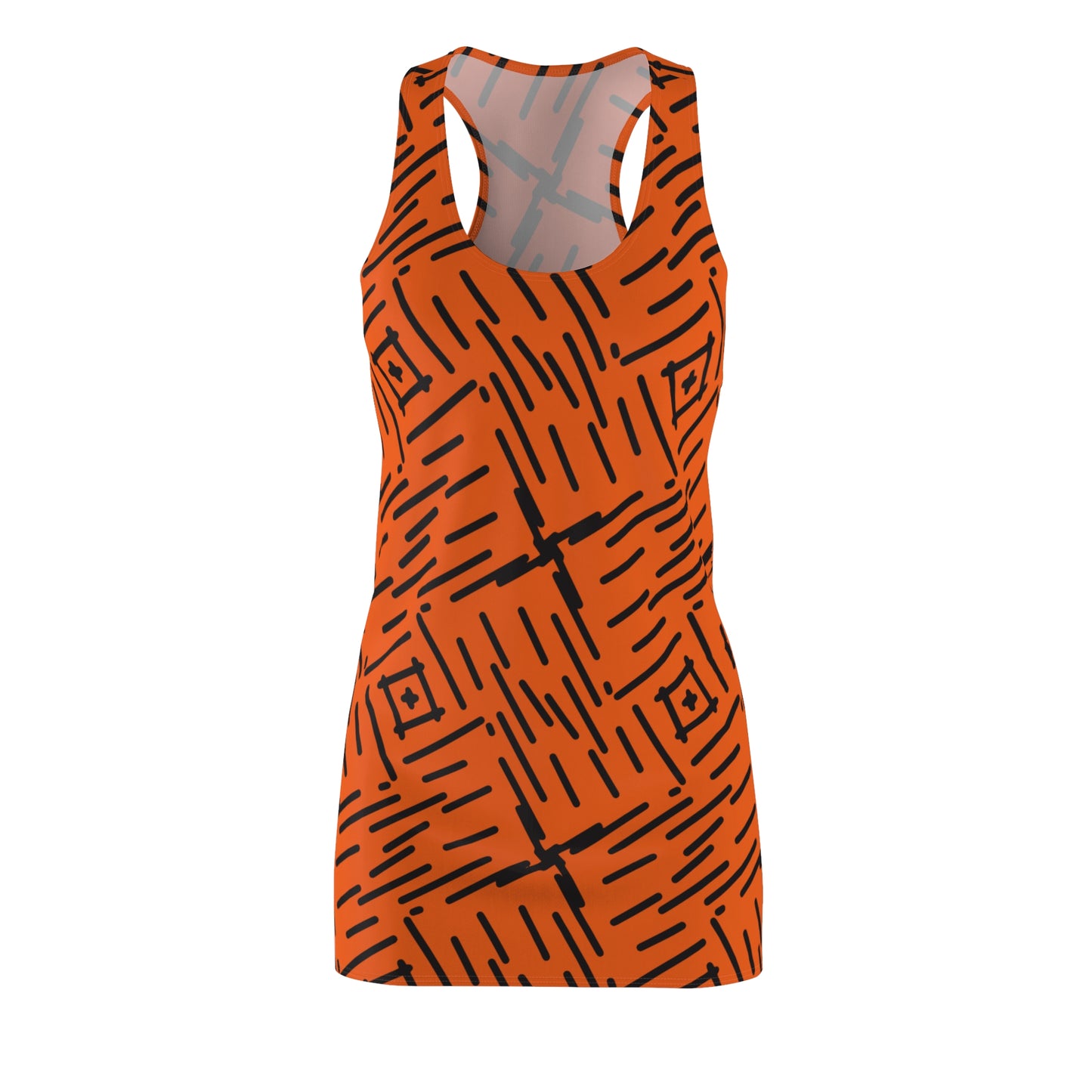 Abstrakt Racerback Kleid – Stylisches Sommerkleid