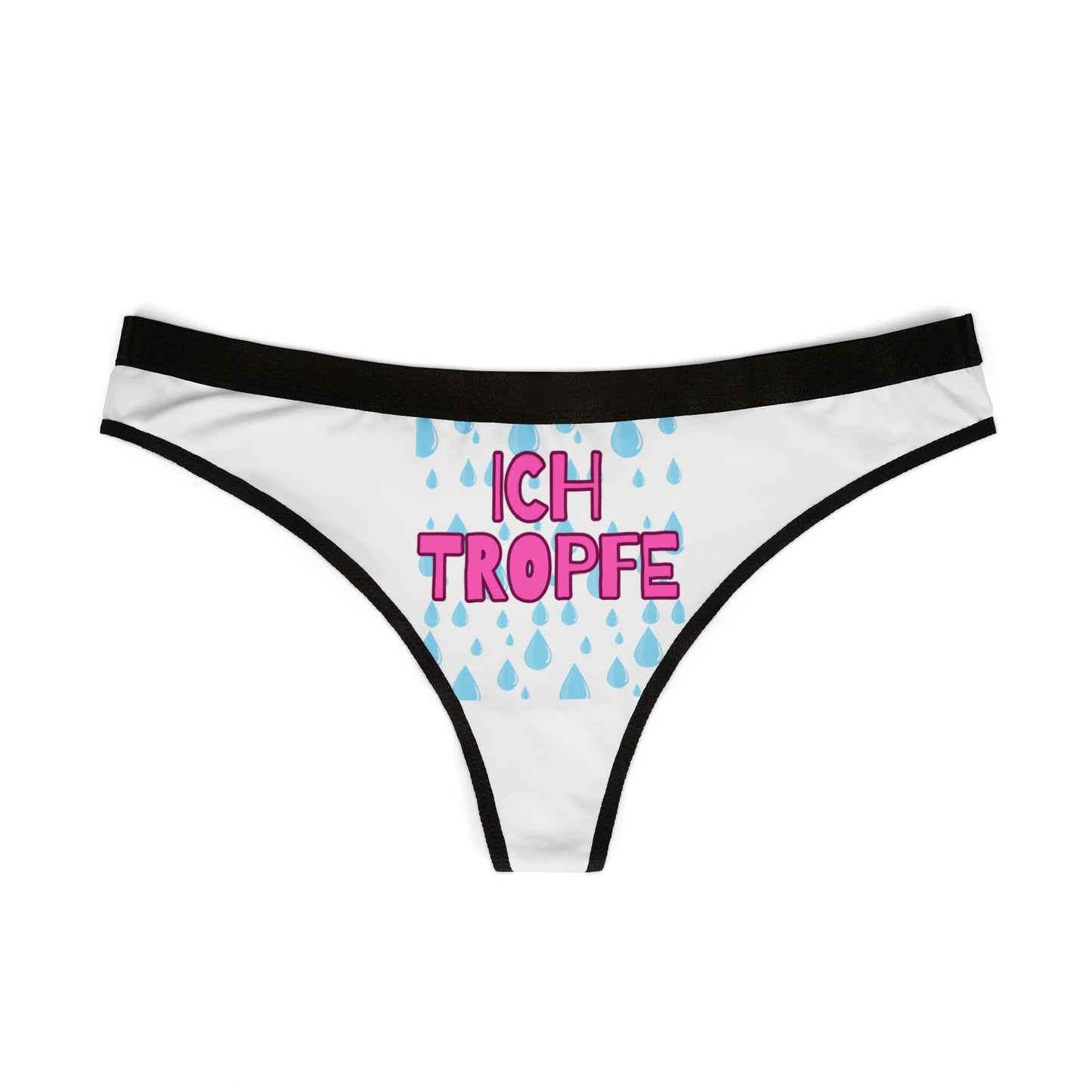 Damen Thong Unterwäsche Bequeme Atmungsaktive Slips ICH TROPFE